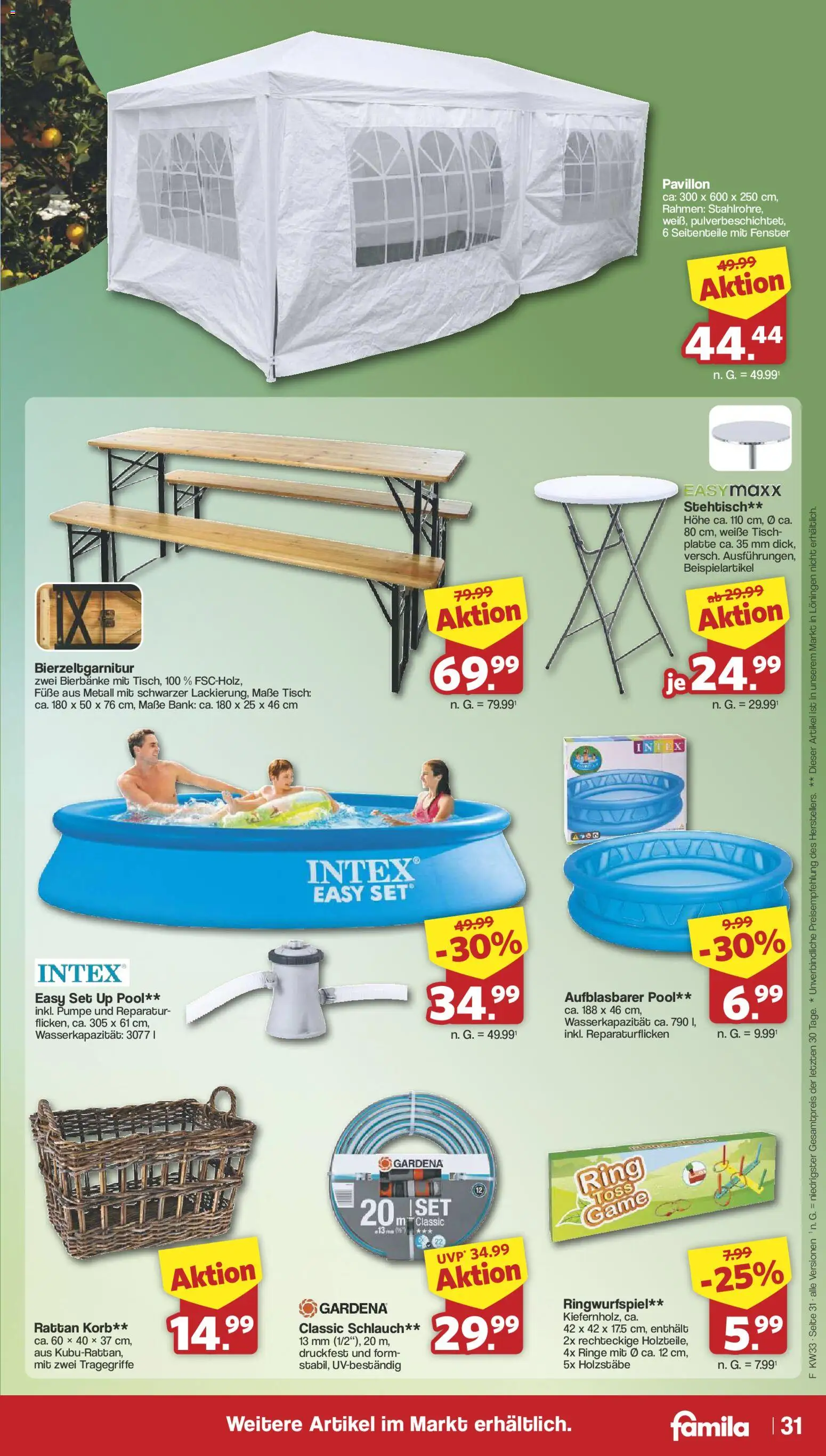 Famila Nordwest Prospekt – gültig ab 10.08.2026 | Seite: 37 | Produkte: Tisch, Korb