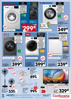Vista previa Conforama folleto válido desde el 30/07/2026 | Página: 15 | Productos: Audio, USB, Lavadora, Ventilador