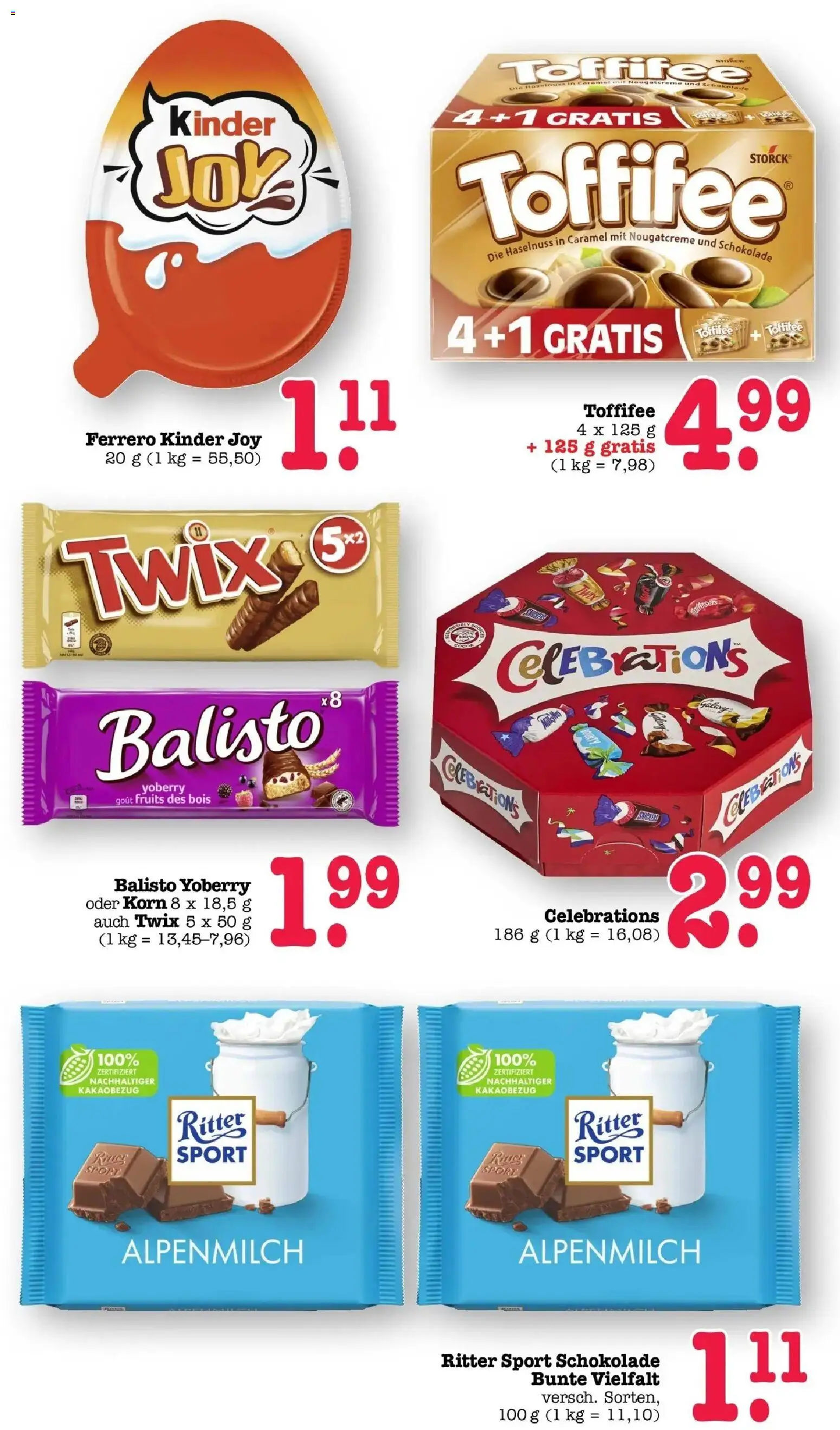 Edeka prospekt Offenbach	 – gültig ab 27.04.2026 | Seite: 52 | Produkte: Schokolade, Kinder joy, Celebrations, Twix