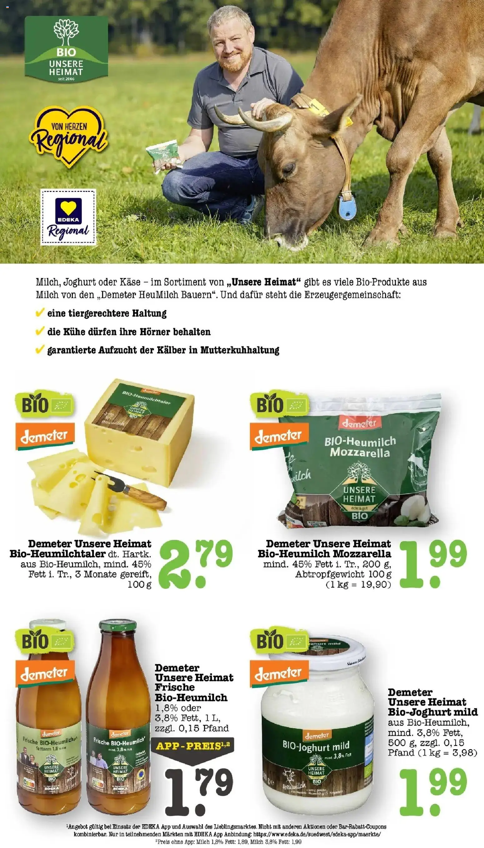 Edeka prospekt Bühlertal	 – gültig ab 10.05.2026 | Seite: 34 | Produkte: Milch, Käse, Joghurt, Mozzarella