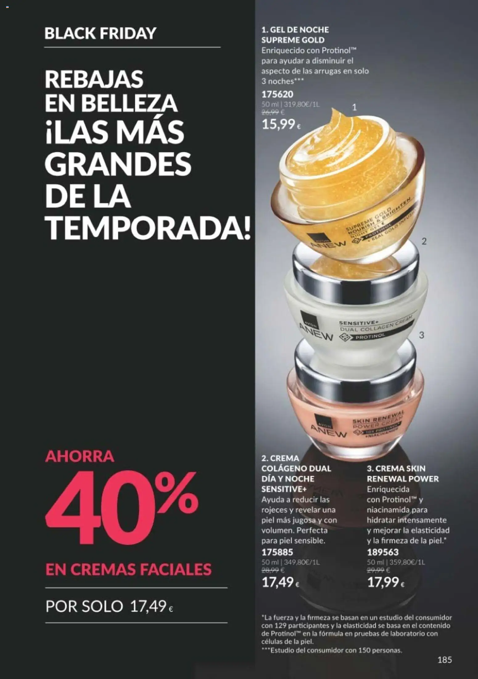 Catálogo AVON Black Friday │ válido desde el 01/11/2026 | Página: 185 | Productos: Crema