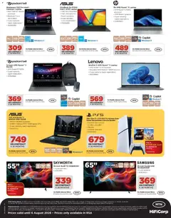 HiFi Corp specials catalogue – valid from 07/07/2026 | Page: 4 | Products: Data, Gift card, Laptop, TV