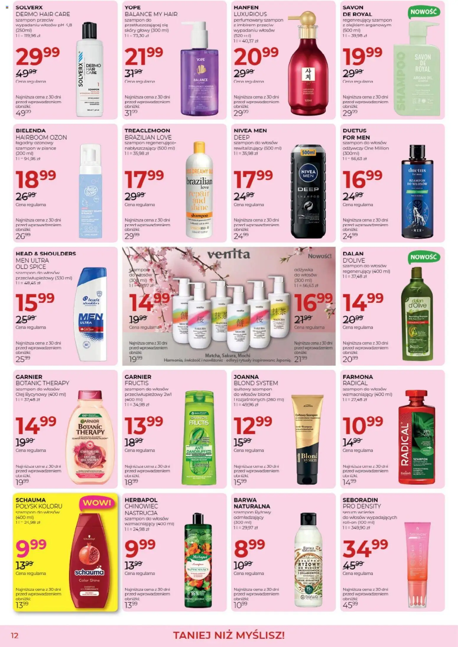 Jawa gazetka od 03.09.2026 | Strona: 12 | Produkty: Szampon do włosów przeciwłupieżowy, Bielenda, Olej, Szampon