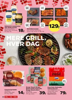 Kvickly - Tilbudsavis uge 18 gyldig fra 01.05.2026 | Side: 22 | Produkter: Burgerboller, Cola, Grill, Tuborg Squash