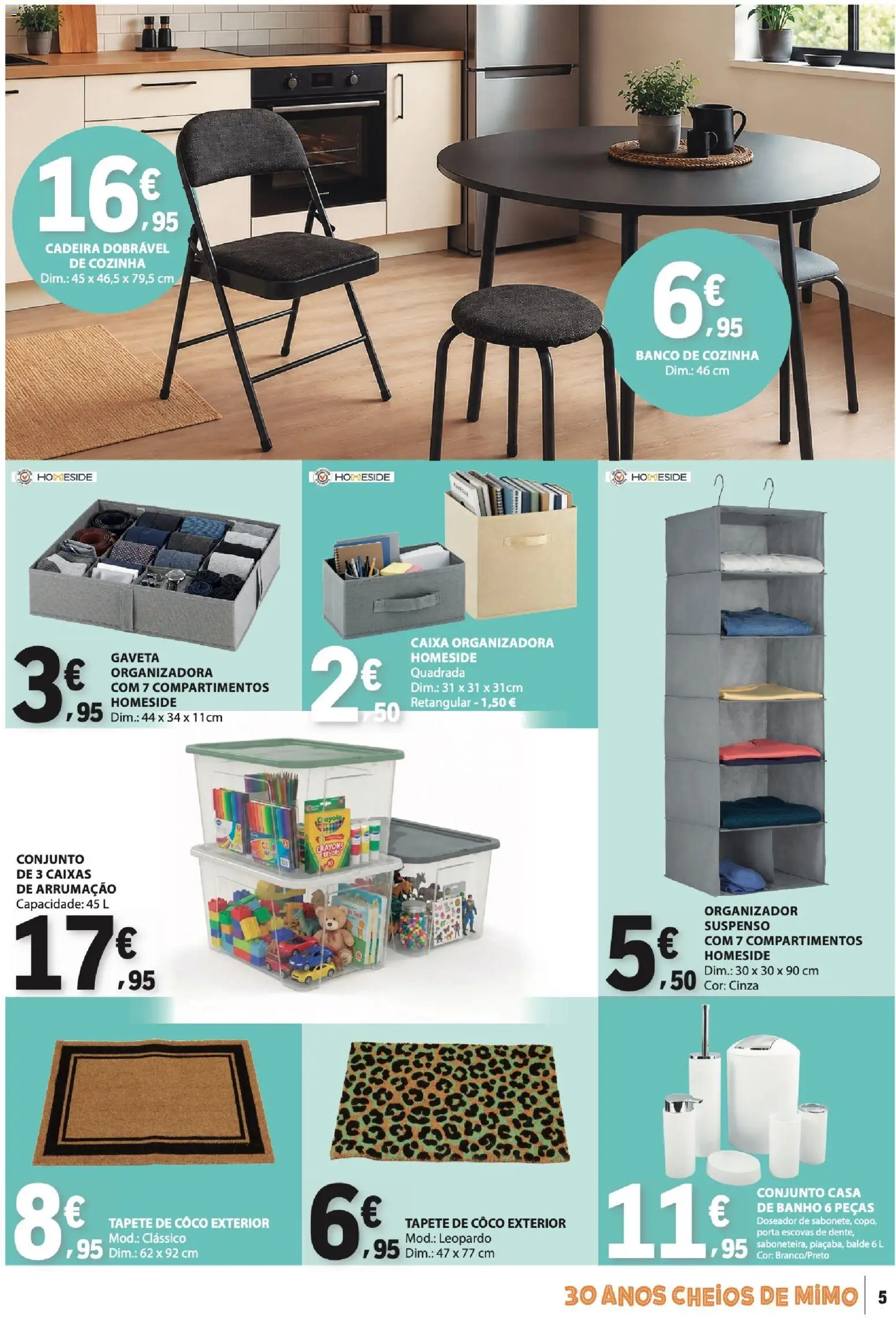 E.Leclerc - Folheto Não Alimentar │ válido de 27/08/2026 | Página: 5 | Produtos: Porta, Balde, Casa de banho, Banho