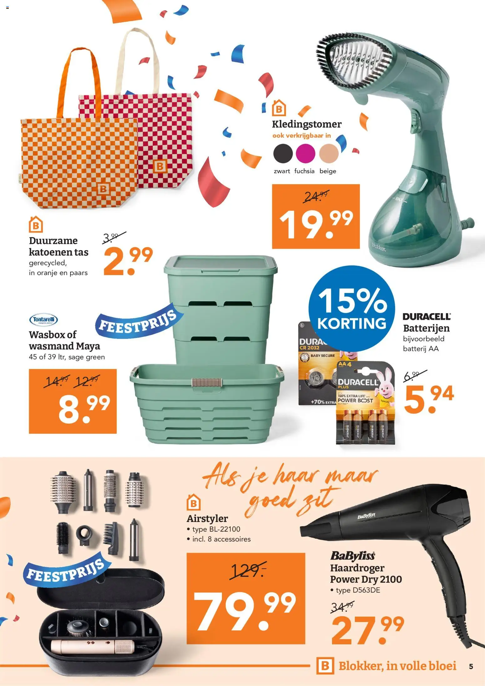 {H1} | Pagina: 5 | Producten: Tas, Haardroger, Boost, Batterijen