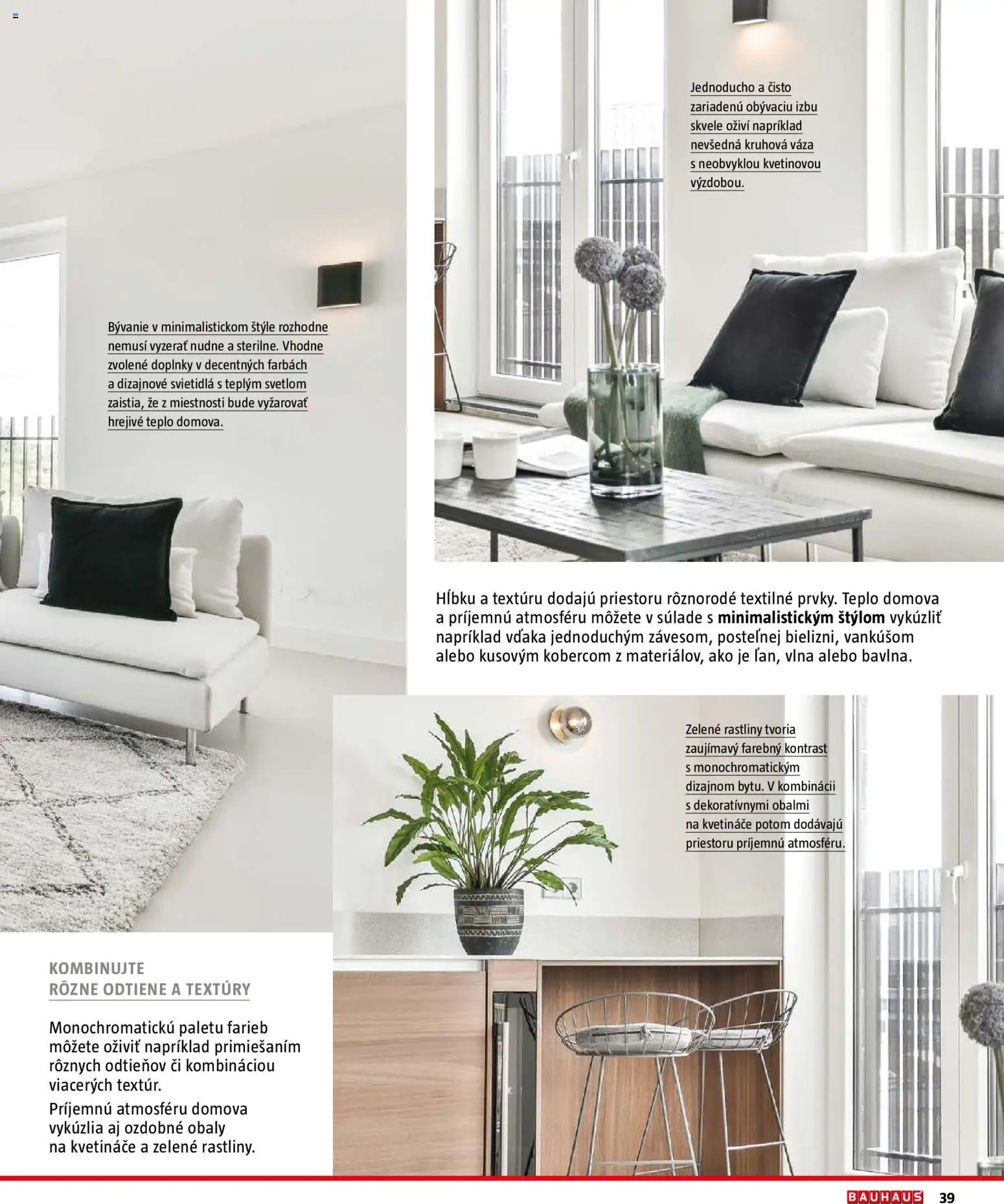 Nové Bauhaus akcie – leták je platný od 03.08.2026 | Strana: 39 | Produkty: Svietidlá, Váza