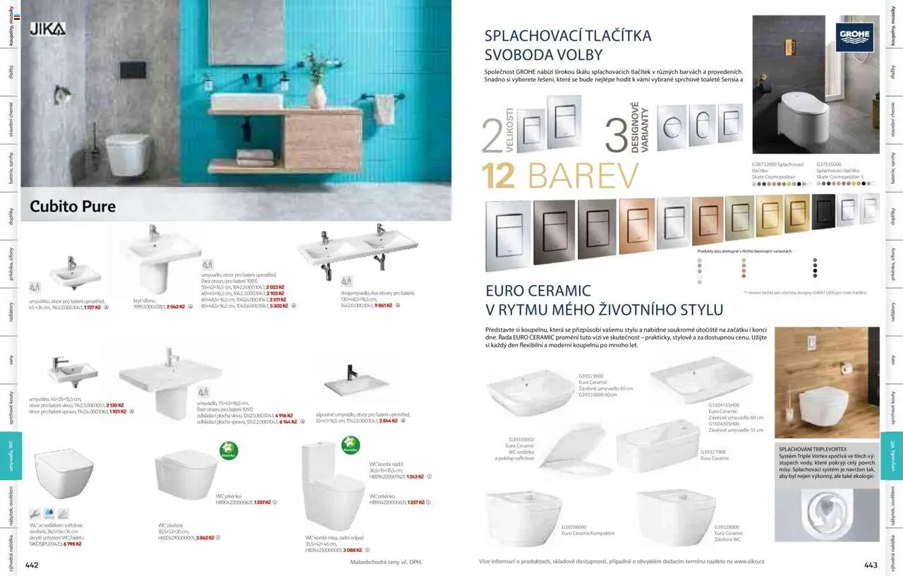 Siko koupelny katalog Koupelny 2025/2026 od 14.10.2025 | Strana: 224 | Produkty: Osvětlení, Umyvadlo, Wc, Prkénko