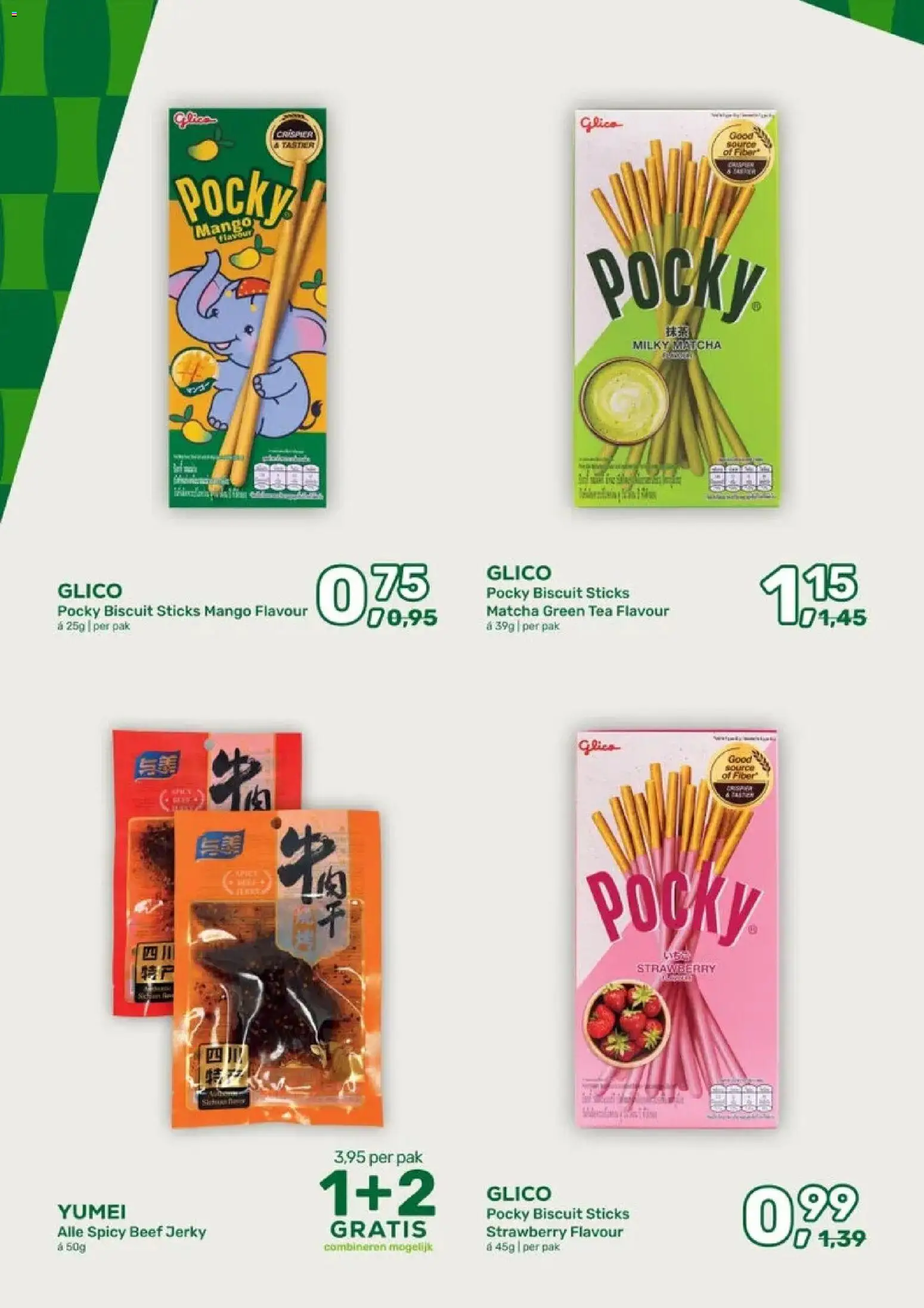 {H1} | Pagina: 44 | Producten: Jerky, Matcha, Mango
