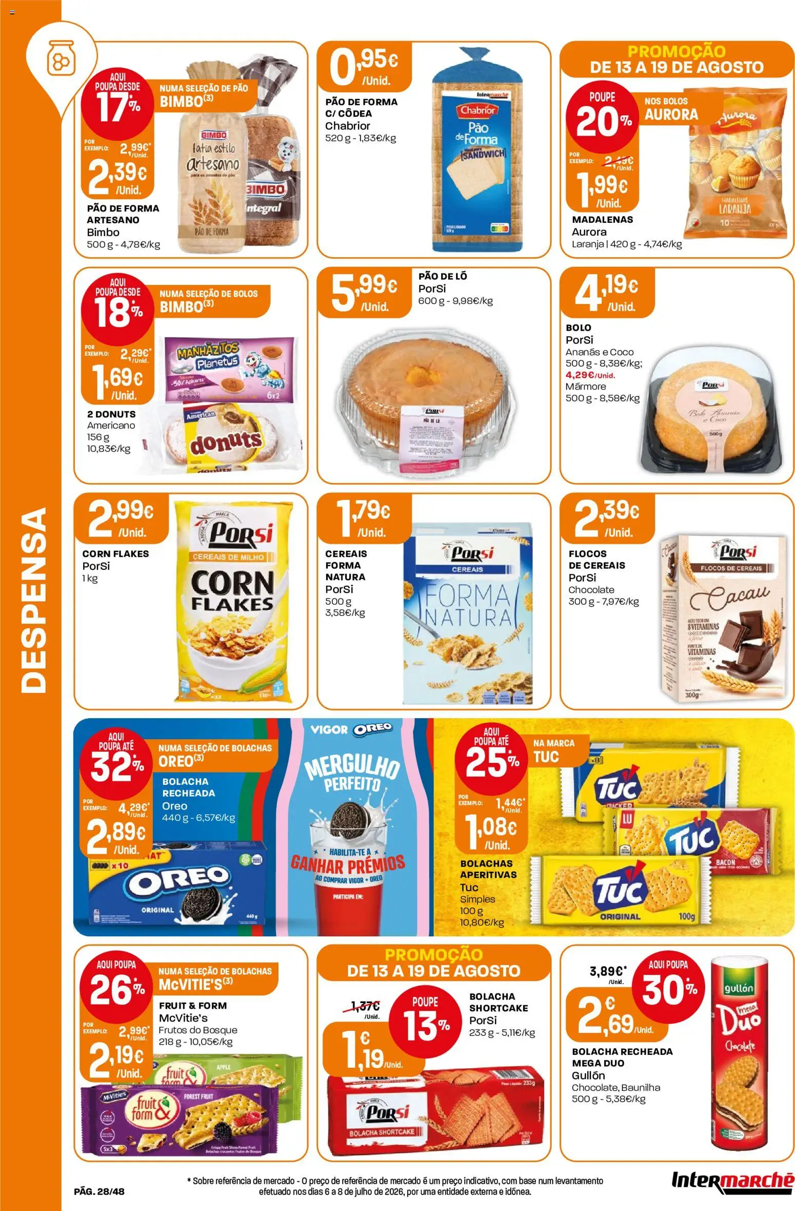Intermarché folheto │ válido de 13/08/2026 | Página: 28