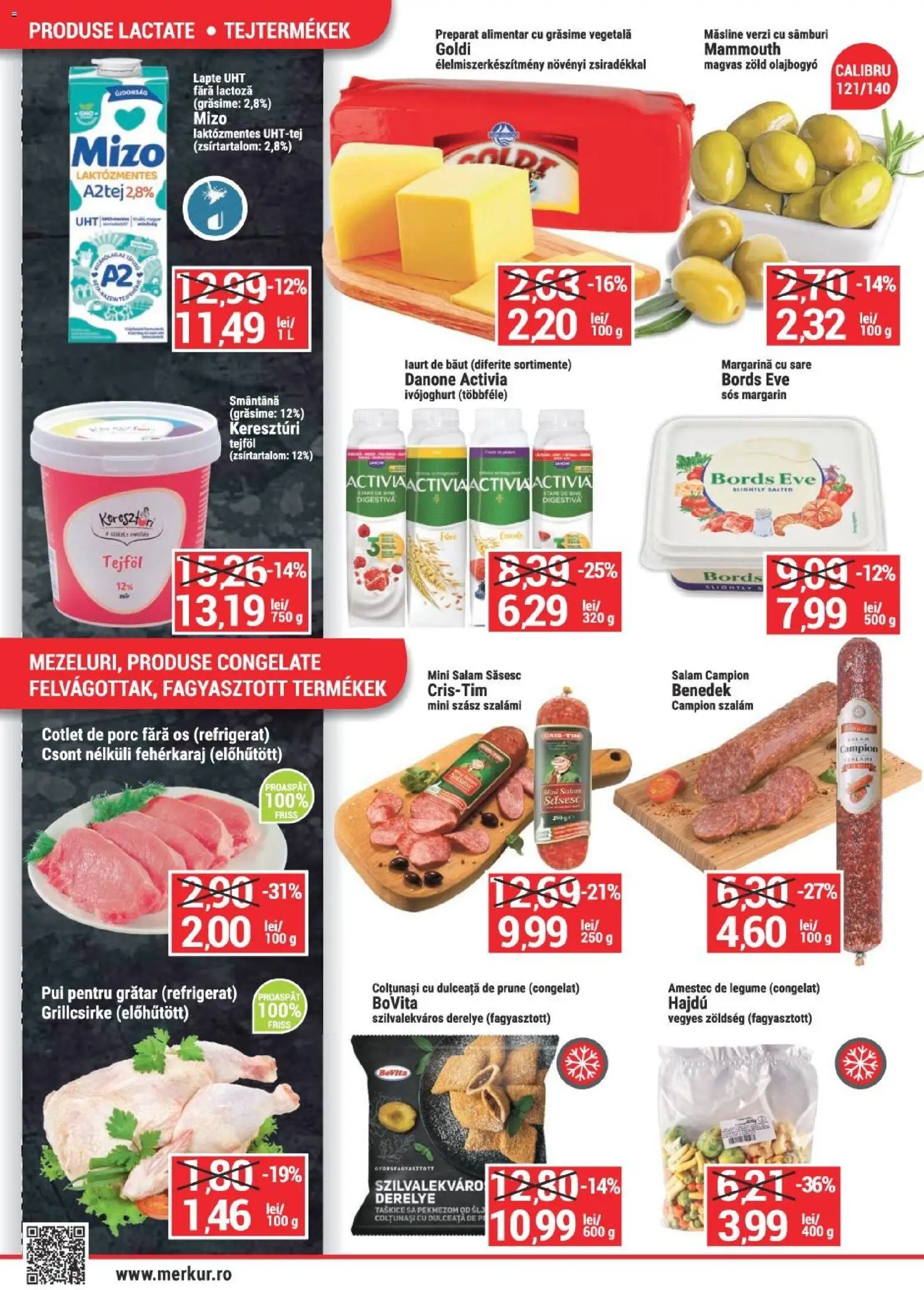 Noul catalog Merkur – valabil de la 06.08.2026 | Pagină: 2 | Produse: Lait de coco, Lapte, Smântână, Sos