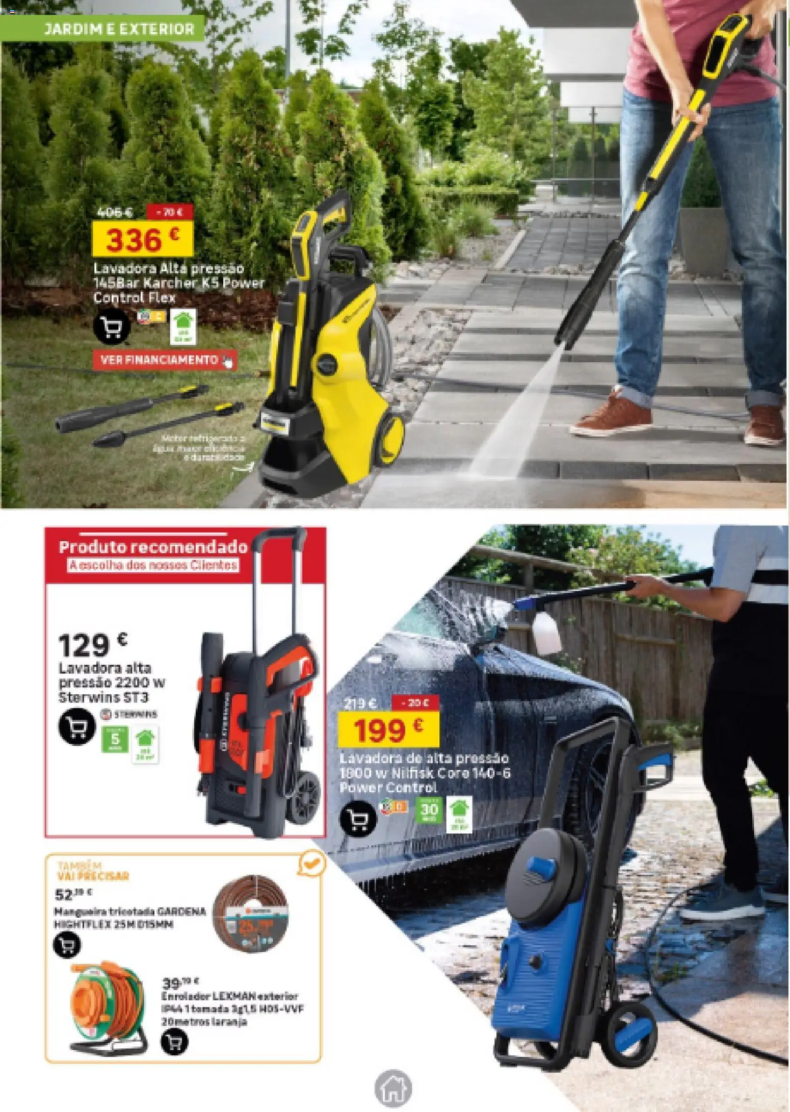 Leroy Merlin Arquipélago dos Açores │ válido de 30.04.2026 | Página: 14 | Produtos: Lavadora alta pressão, Tomada