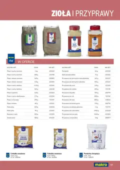 Pogląd oferty "Makro gazetka - Produktów marek własnych dla profesjonalnej Gastronomii" - ważna od 01.03.2026 | Strona: 69 | Produkty: Tymianek, Panierka, Pieprz Cayenne, Zioła