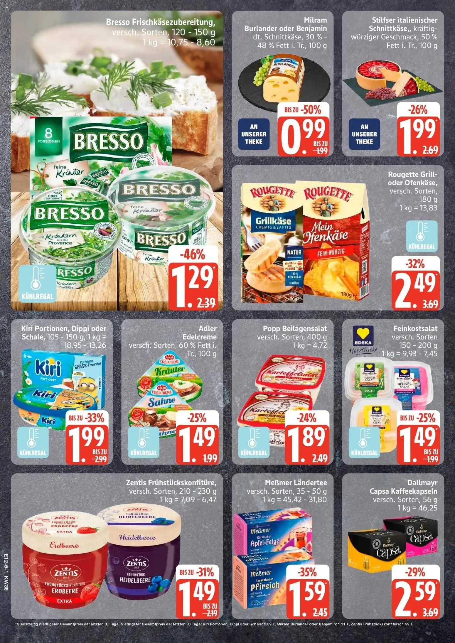 Edeka Prospekt Hamburg (ab 14.09.2026) » Angebote Online | Seite: 8 | Produkte: Grill, Messmer, Milram, Pfirsich