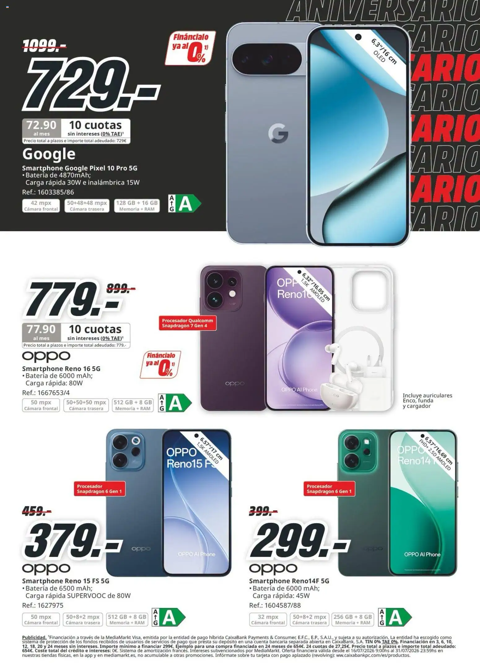 Media Markt folleto │ válido desde el 24/07/2026 | Página: 7 | Productos: Smartphone, Auriculares, Funda, Batería