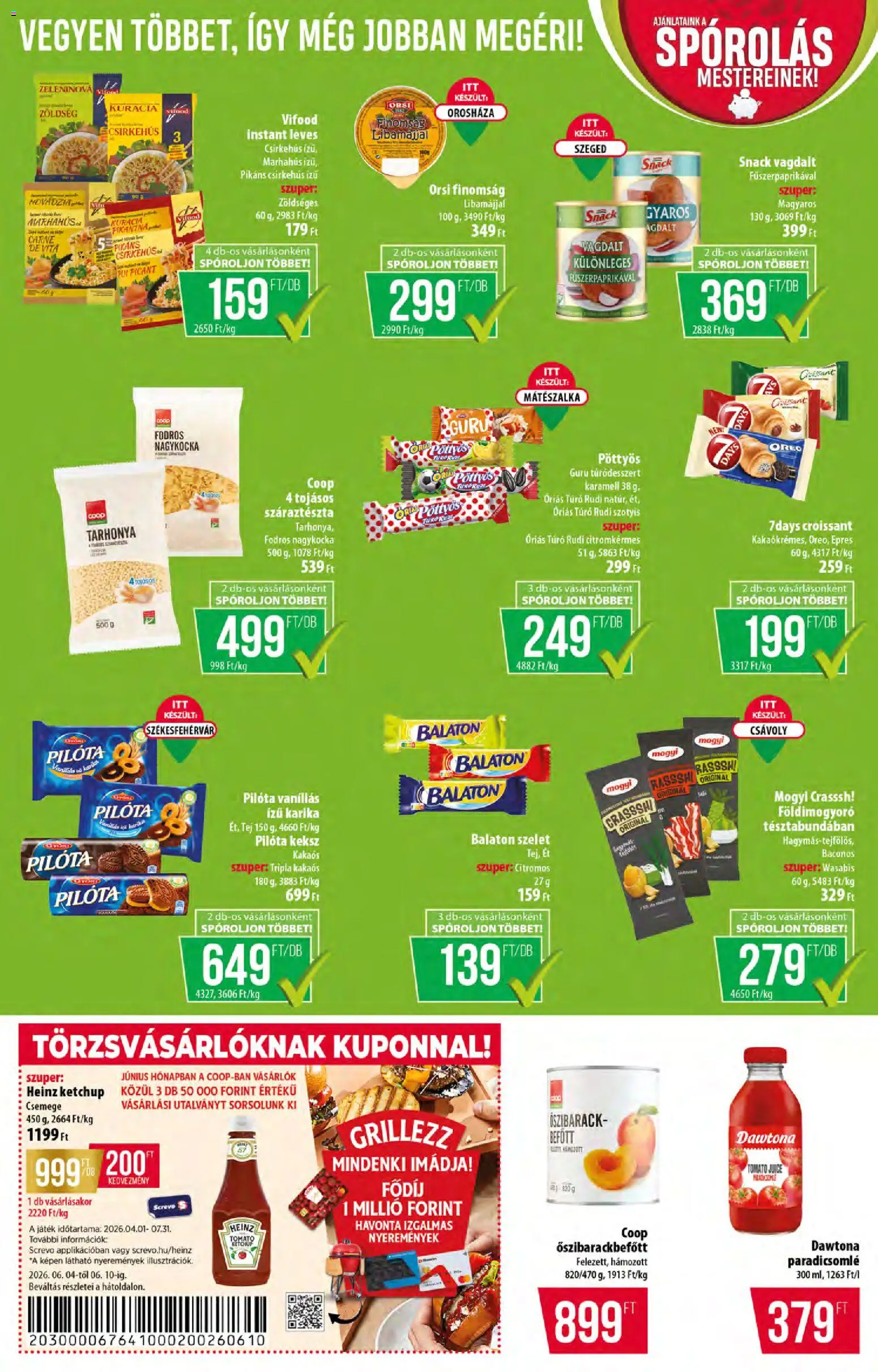 COOP akciós ujság - amely érvényes a következő dátumtól: 04.06.2026 | Oldal: 6