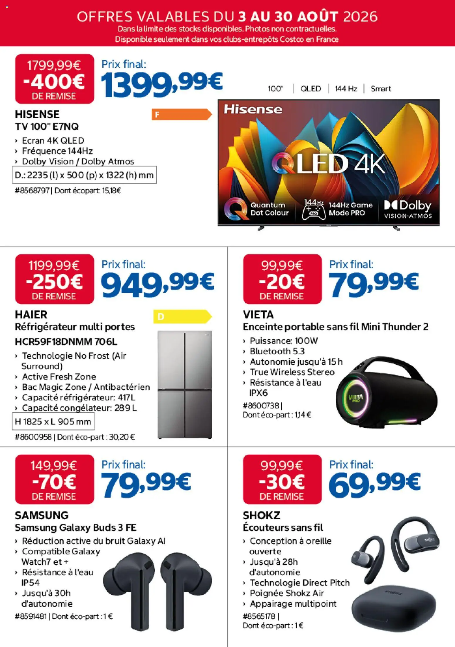 {H1} | Page: 2 | Produits: Enceinte, Congélateur, Portes, Portable