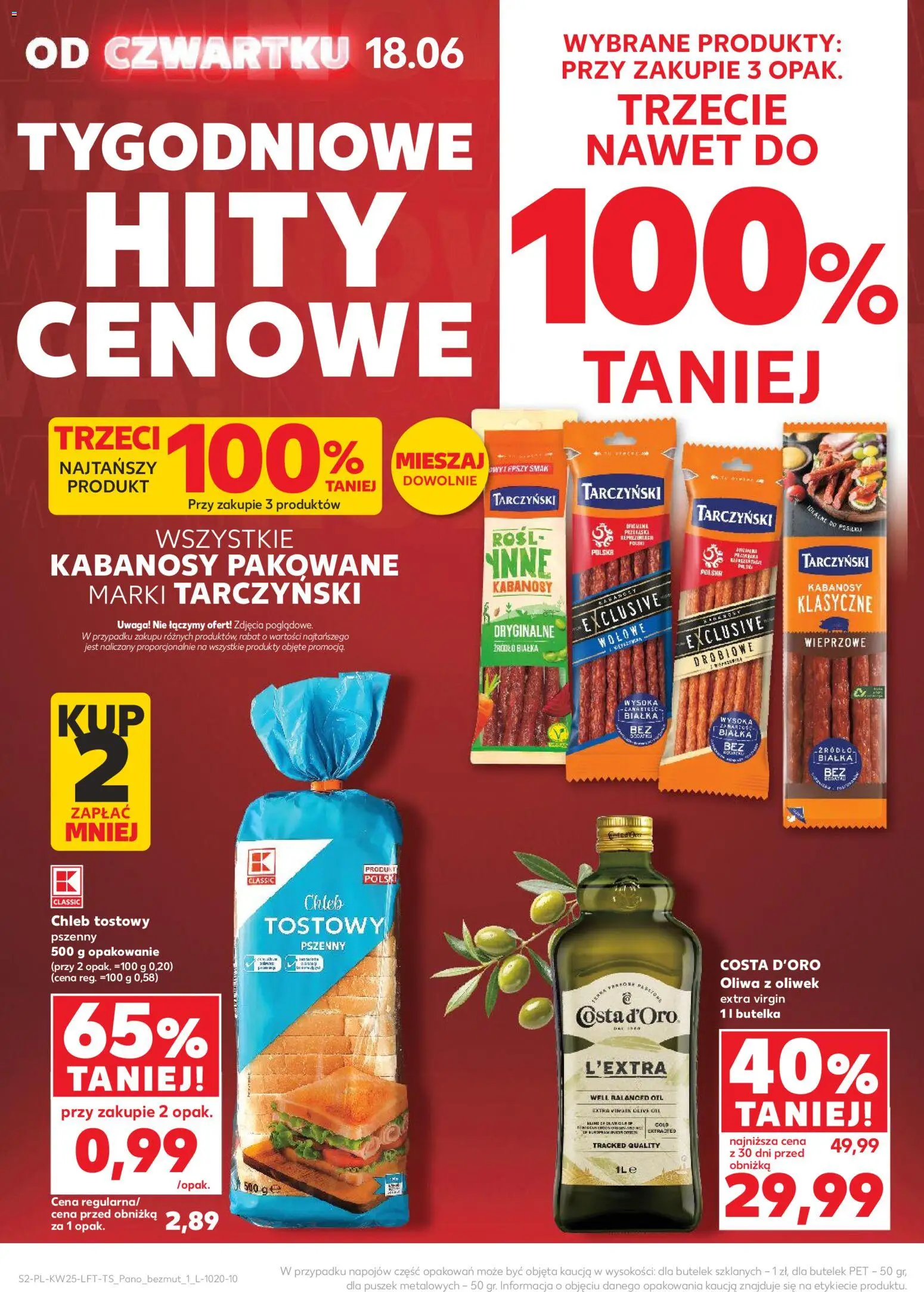 Kaufland Polsko leták od 18.06.2026 | Strana: 2 | Produkty: Chléb