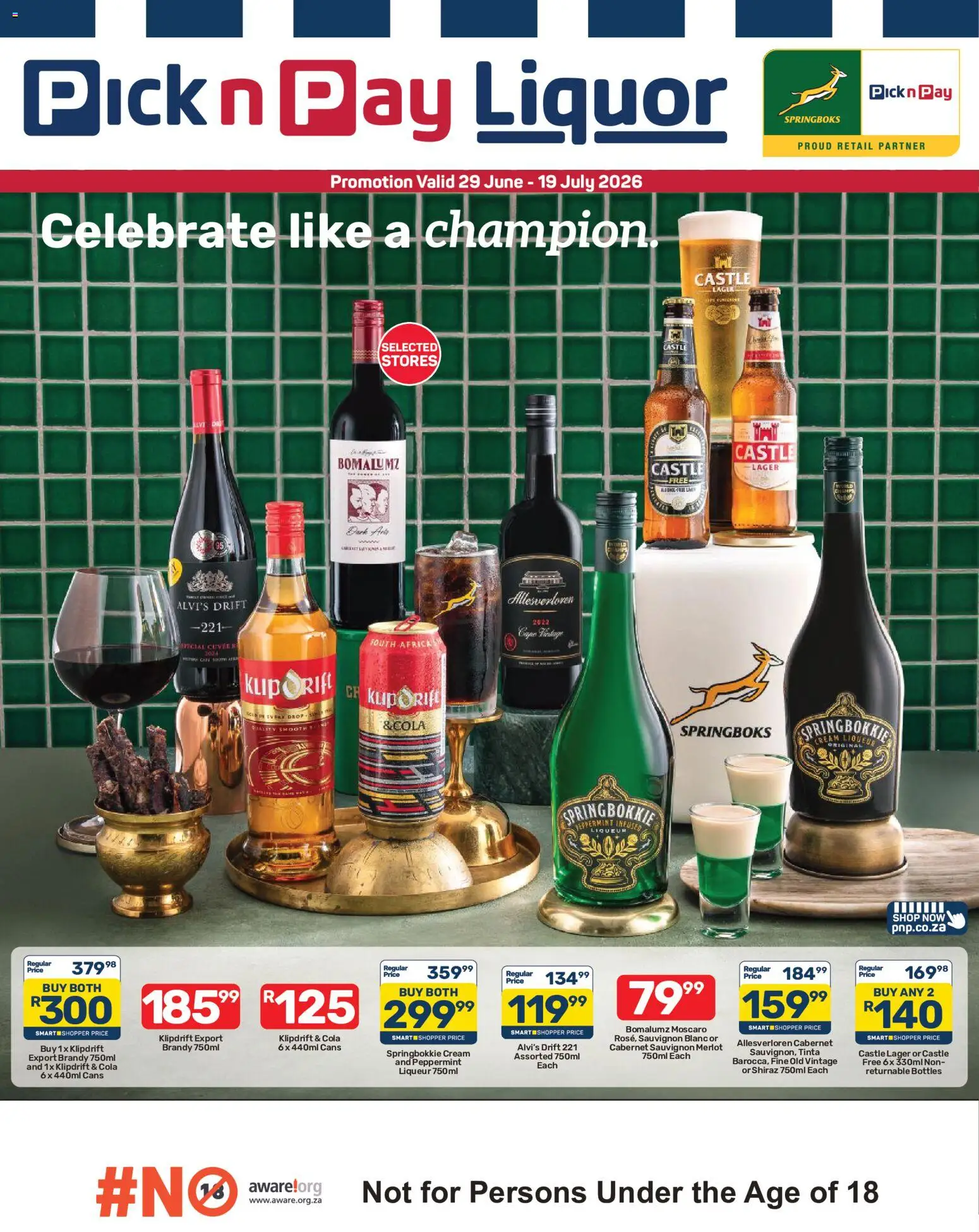 New Pick n Pay catalogue – valid from 29/06/2026 | Page: 1 | Products: Brandy, Cream