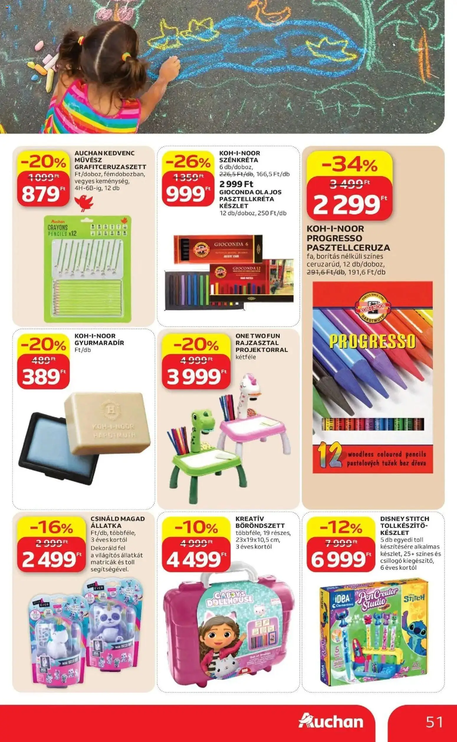 Auchan akciós ujság - amely érvényes a következő dátumtól: 14.05.2026 | Oldal: 51
