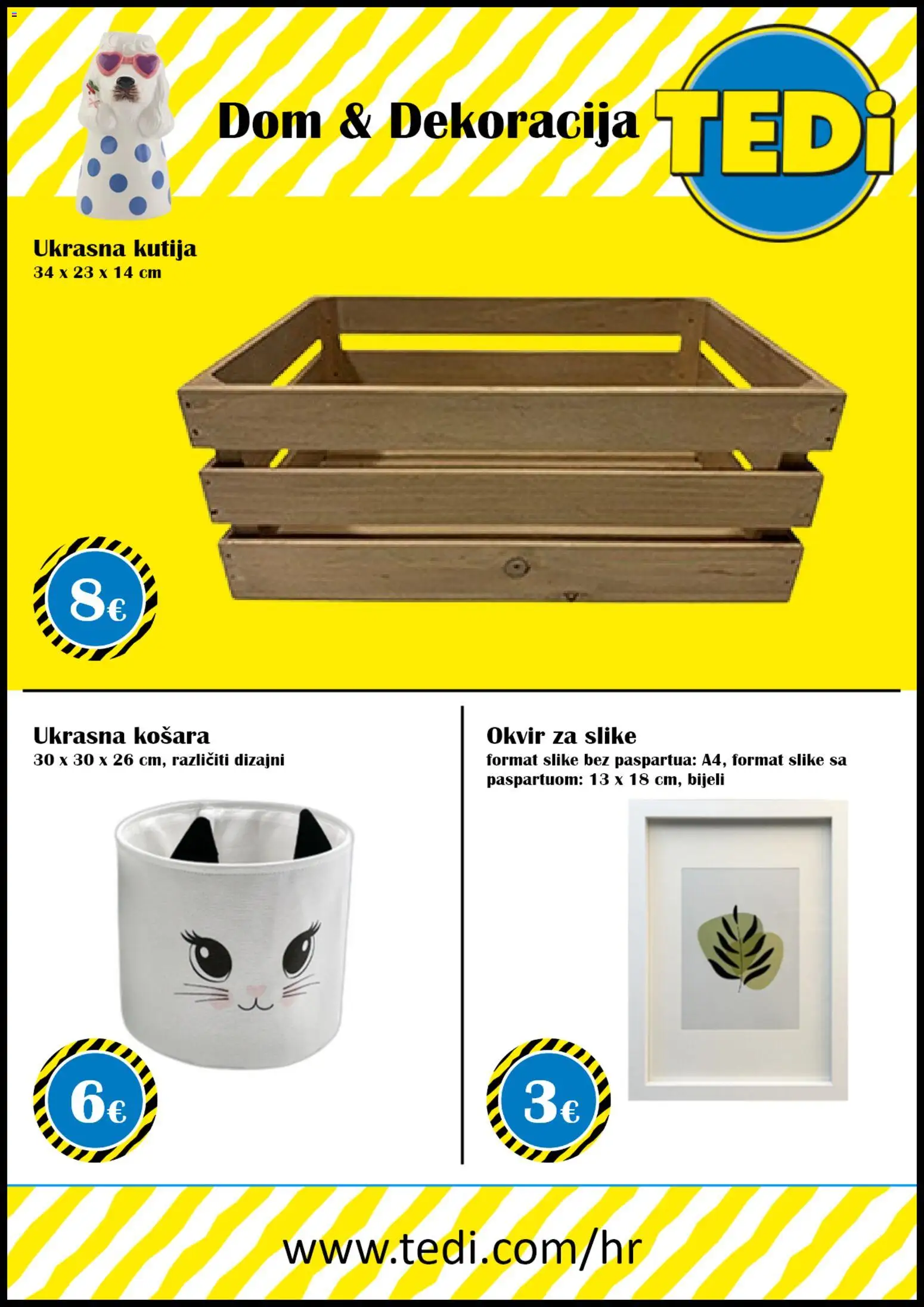 TEDi katalog | vrijedi od 29.07.2026 | Stranica: 3 | Proizvodi: Kutija, Košara, Okvir za slike