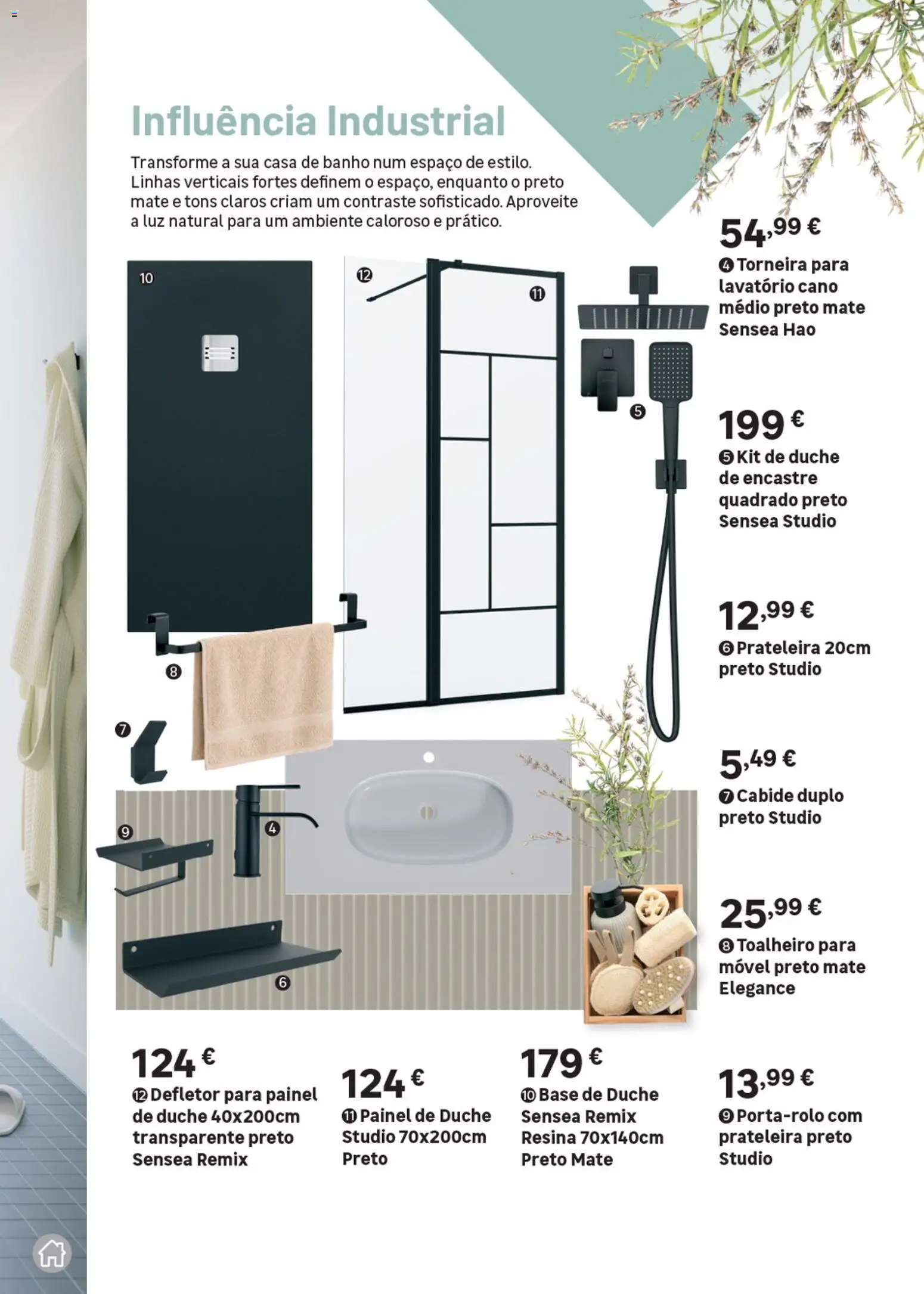 Leroy Merlin Catálogo Casas de Banho │ válido de 28.05.2026 | Página: 9 | Produtos: Torneira, Base, Lavatório, Casa de banho