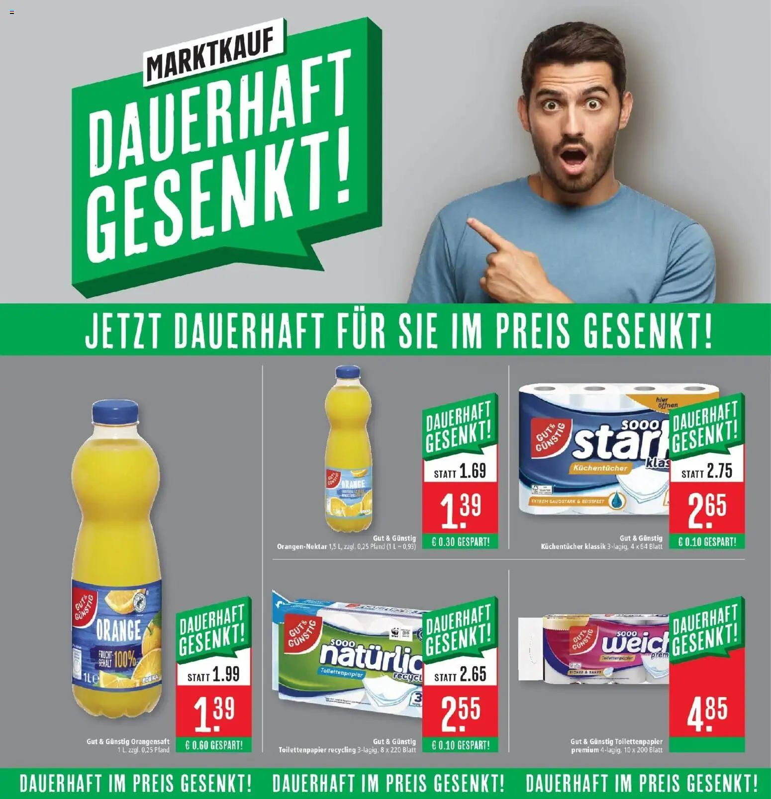 Marktkauf Prospekt Schorndorf (ab 31.08.2026) » Angebote online | Seite: 20 | Produkte: Orangensaft, Toilettenpapier