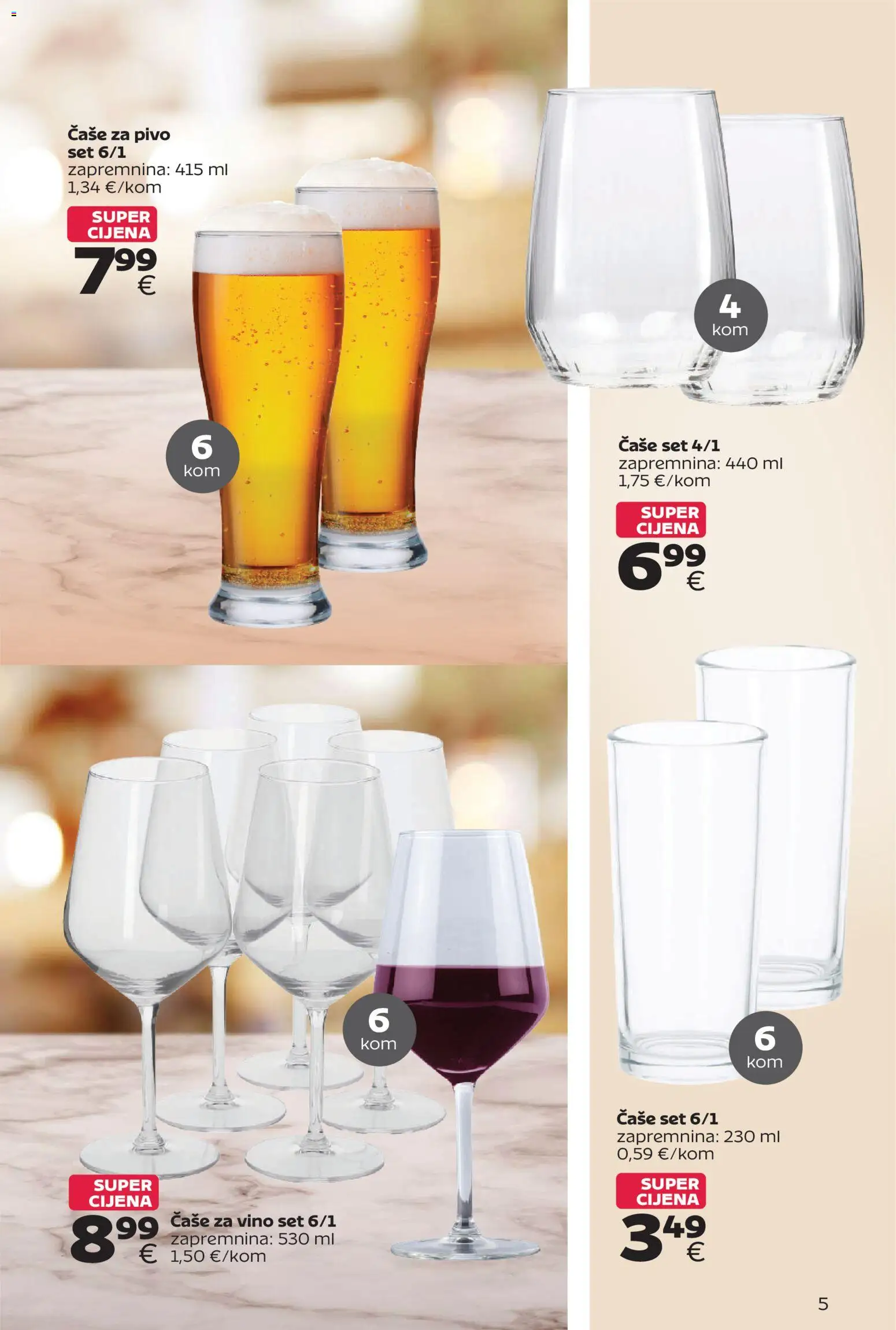 Tommy katalog | vrijedi od 28.09.2026 | Stranica: 5 | Proizvodi: Vino, Pivo, Čaše