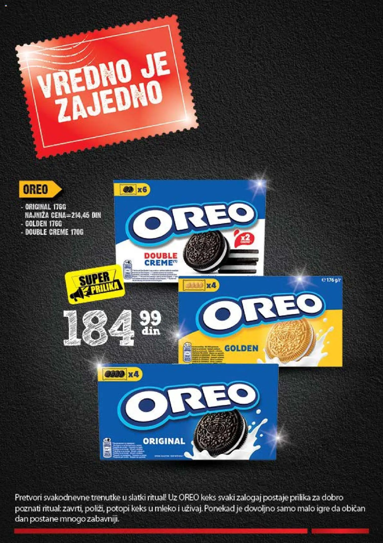 Idea katalog - važi od 31.08.2026 | Strana: 18 | Proizvode: Keks, Oreo, Mleko