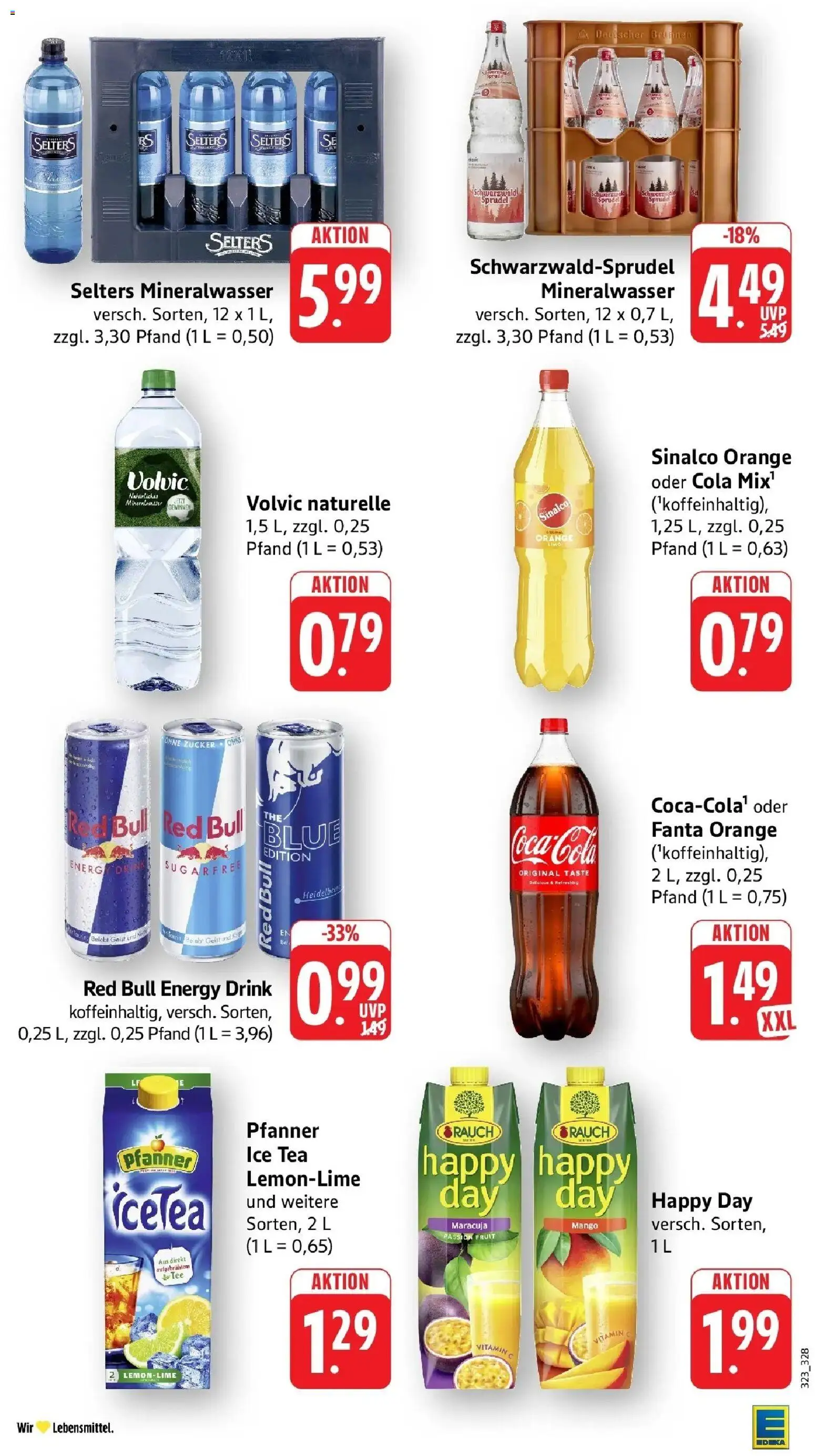 Edeka Prospekt Frankfurt (ab 12.10.2026) » Angebote Online | Seite: 36 | Produkte: Red bull, Fanta, Energy, Mineralwasser
