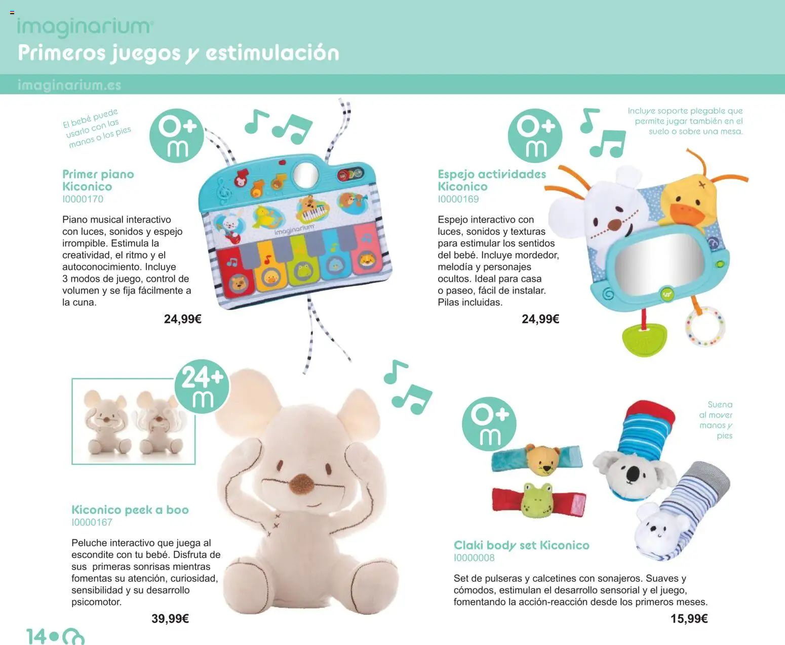 Juguettos catálogo │ válido desde el 15.10.2025 | Página: 14 | Productos: Juega, Body, Espejo