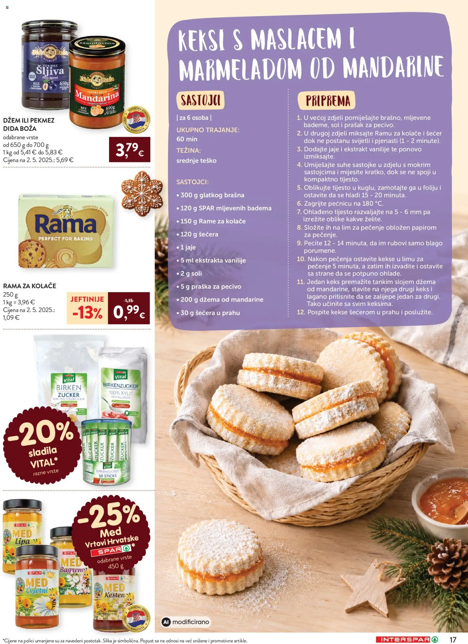 Interspar katalog | vrijedi od 07.10.2026 | Stranica: 19 | Proizvodi: Kesten, Prašak za pecivo, Pekmez, Džem