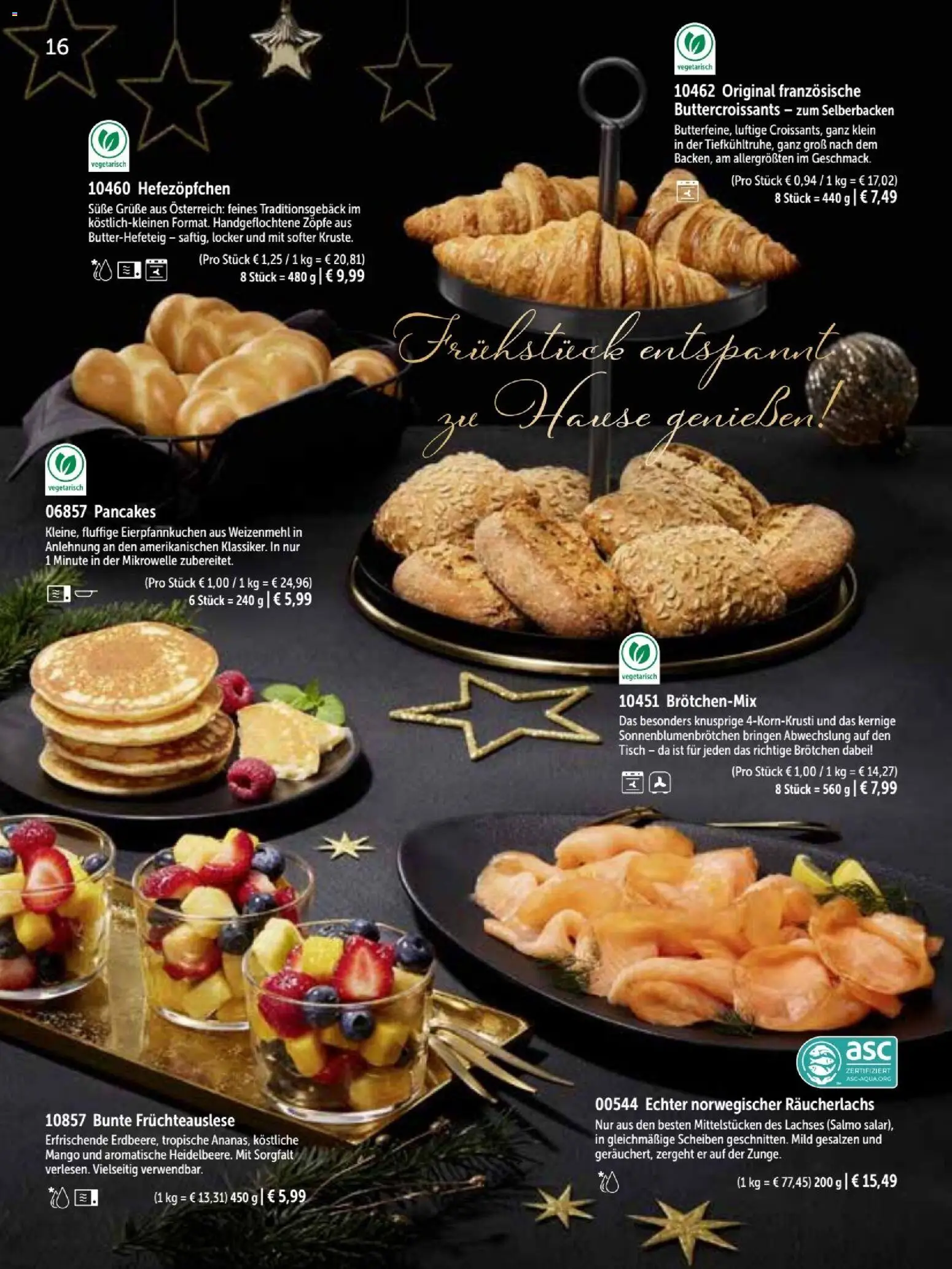 Bofrost Katalog Weihnachten 2026 – gültig ab 26.10.2026 | Seite: 16 | Produkte: Mikrowelle, Tisch, Weizenmehl, Mango