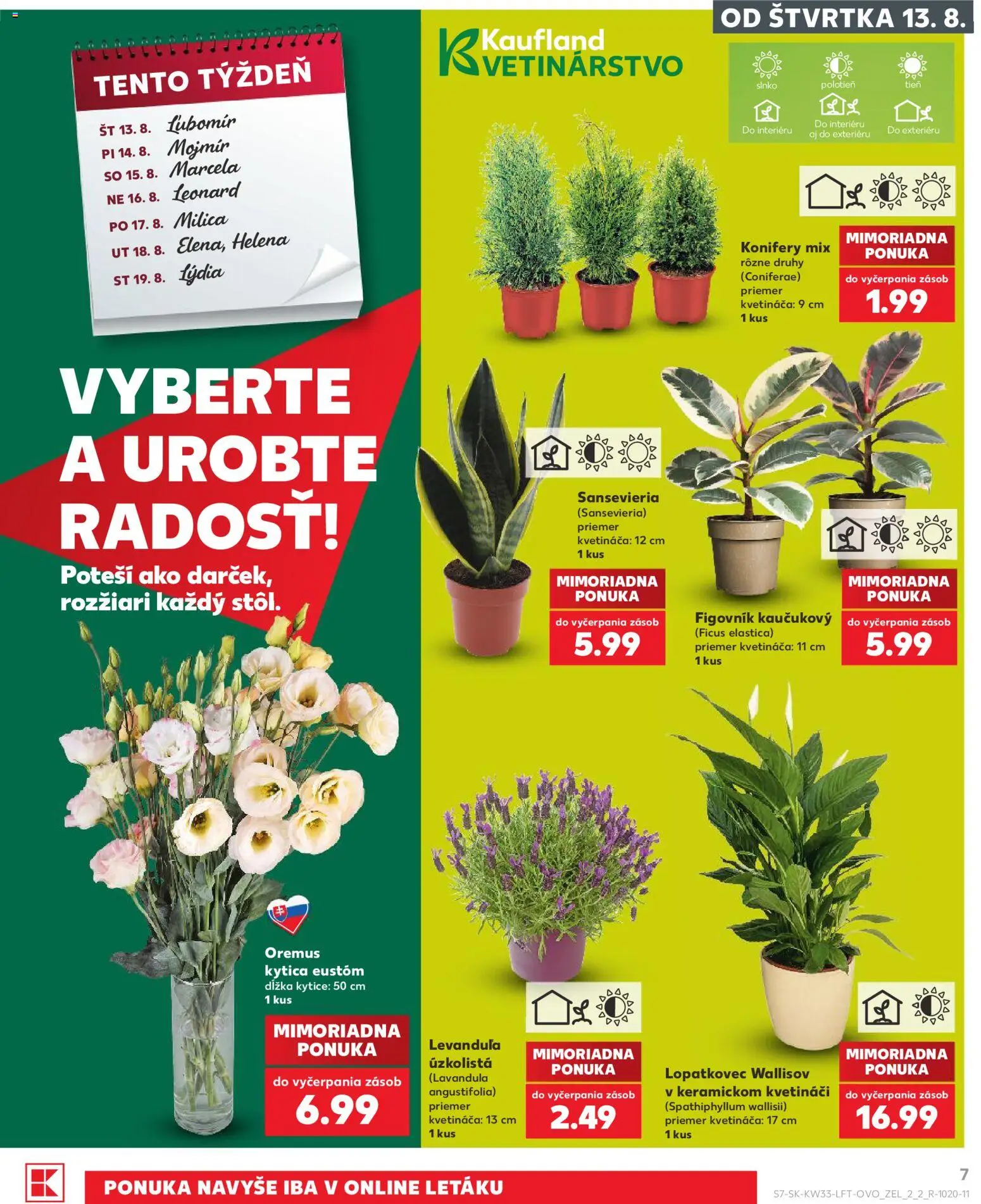 Nové Kaufland akcie – leták je platný od 13.08.2026 | Strana: 7
