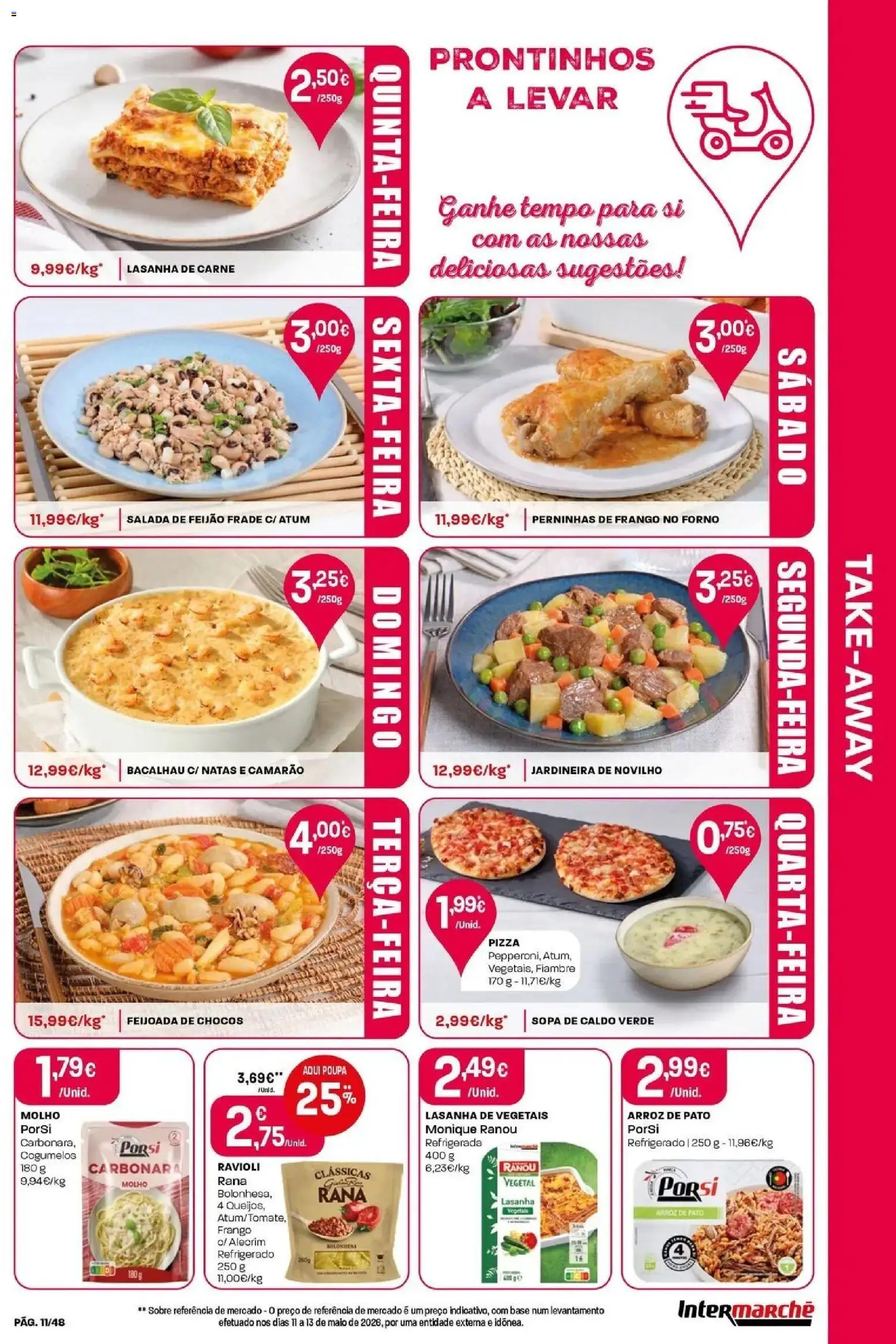 Intermarché Isto é que são preços BAIXOS! │ válido de 18/06/2026 | Página: 11 | Produtos: Bacalhau, Base, Sopa, Natas