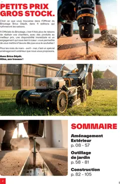 Brico Dépôt - Prévisualisation de Brico Dépôt - L'officiel du bricolage valide à partir de 25.03.2026 | Page: 2