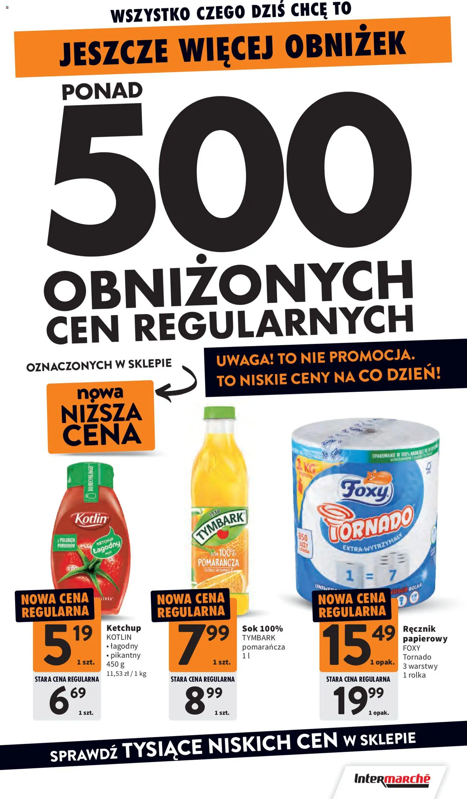 Intermarche gazetka od 16.07.2026 | Strona: 21 | Produkty: Ketchup, Sok