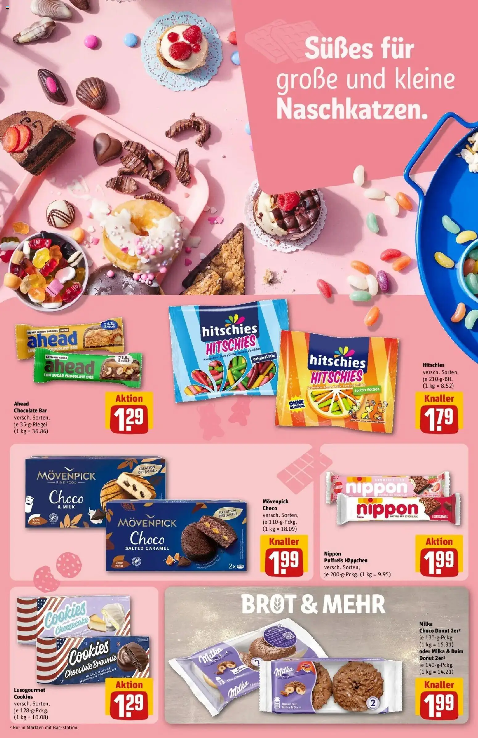 REWE Prospekt ab 03.08.2026 zum Blättern » Angebote | Seite: 20 | Produkte: Bad, Milka, Alkohol, Brot