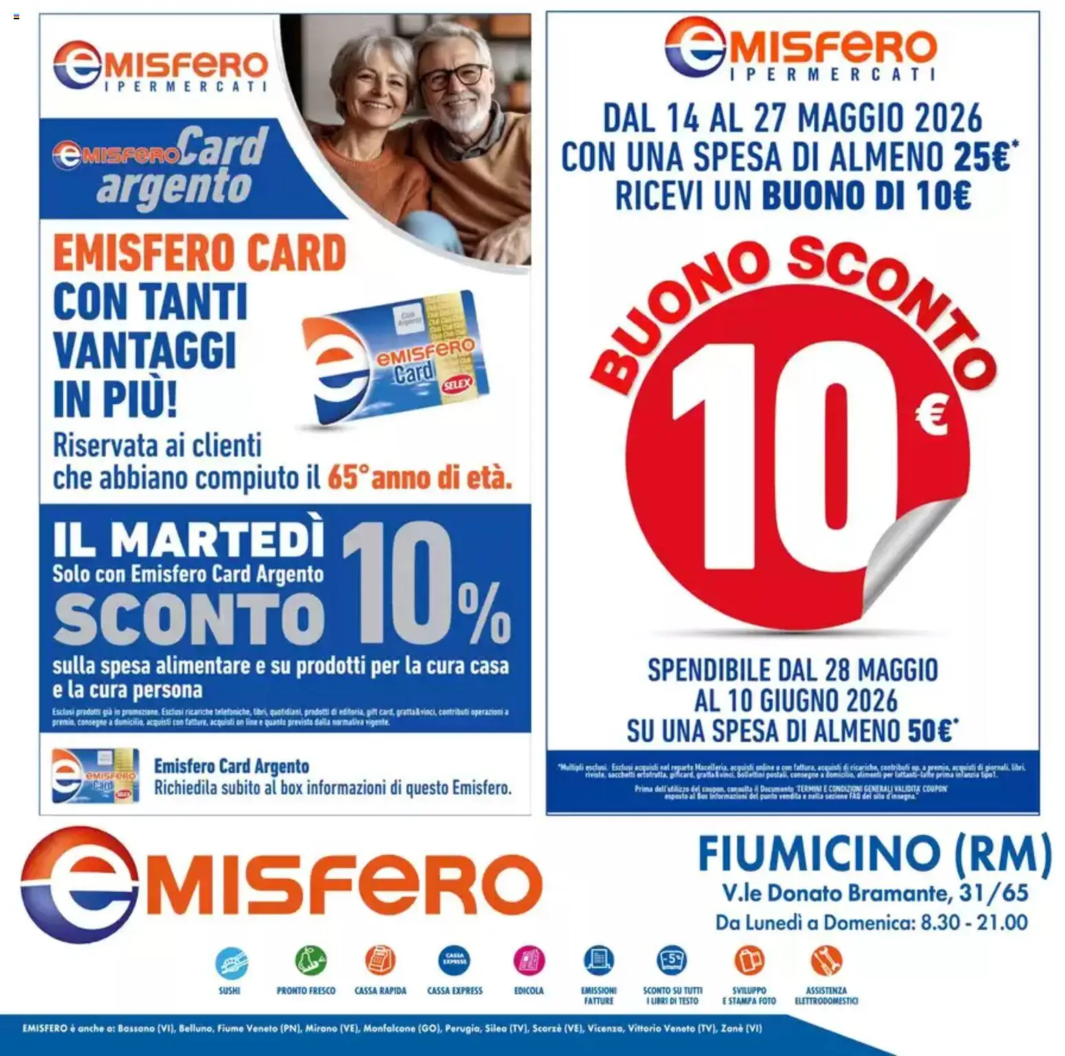Volantino Emisfero del 14.05.2026 | Pagina: 31 | Prodotti: Stampa, Sushi