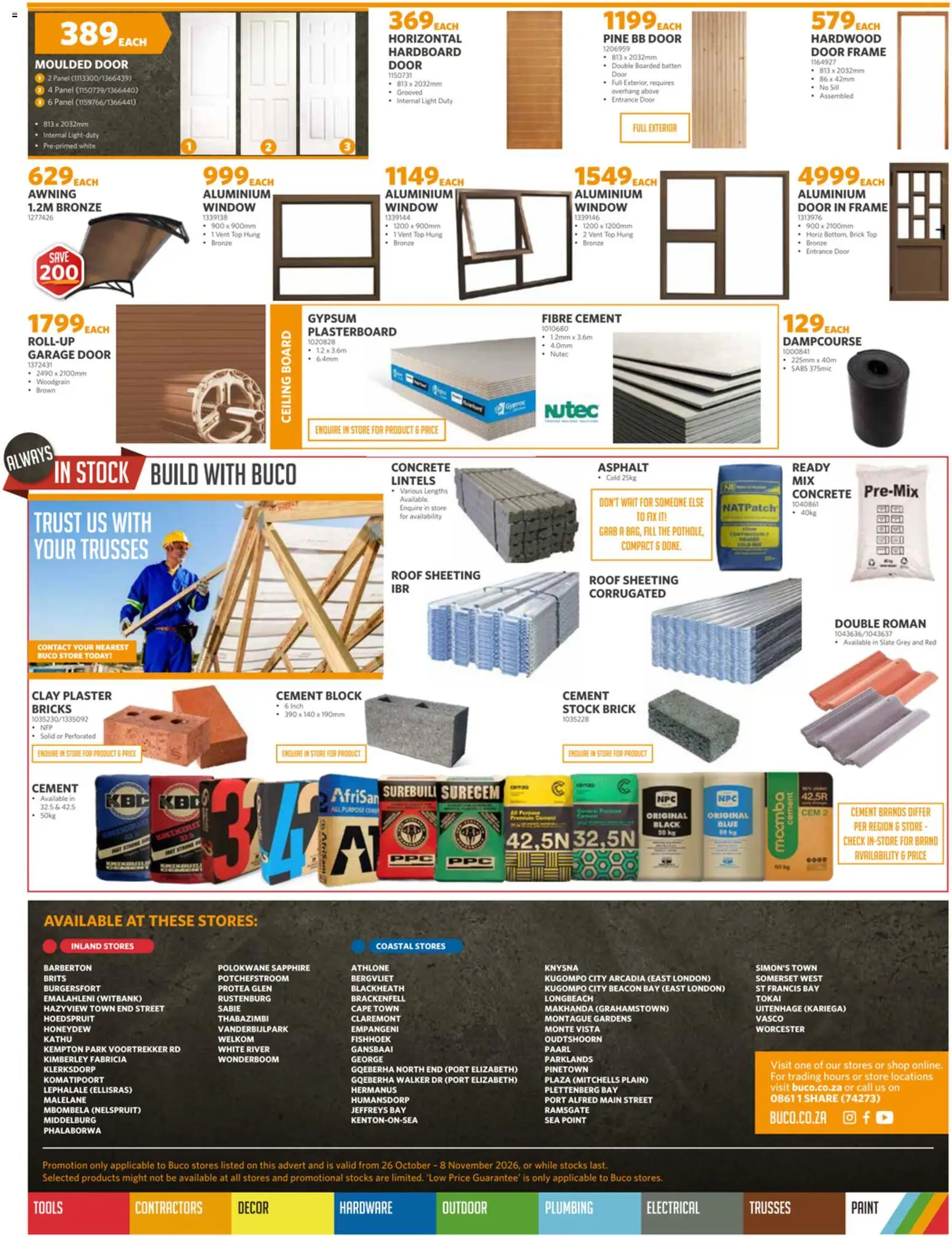 New BUCO catalogue – valid from 26/10/2026 | Page: 8