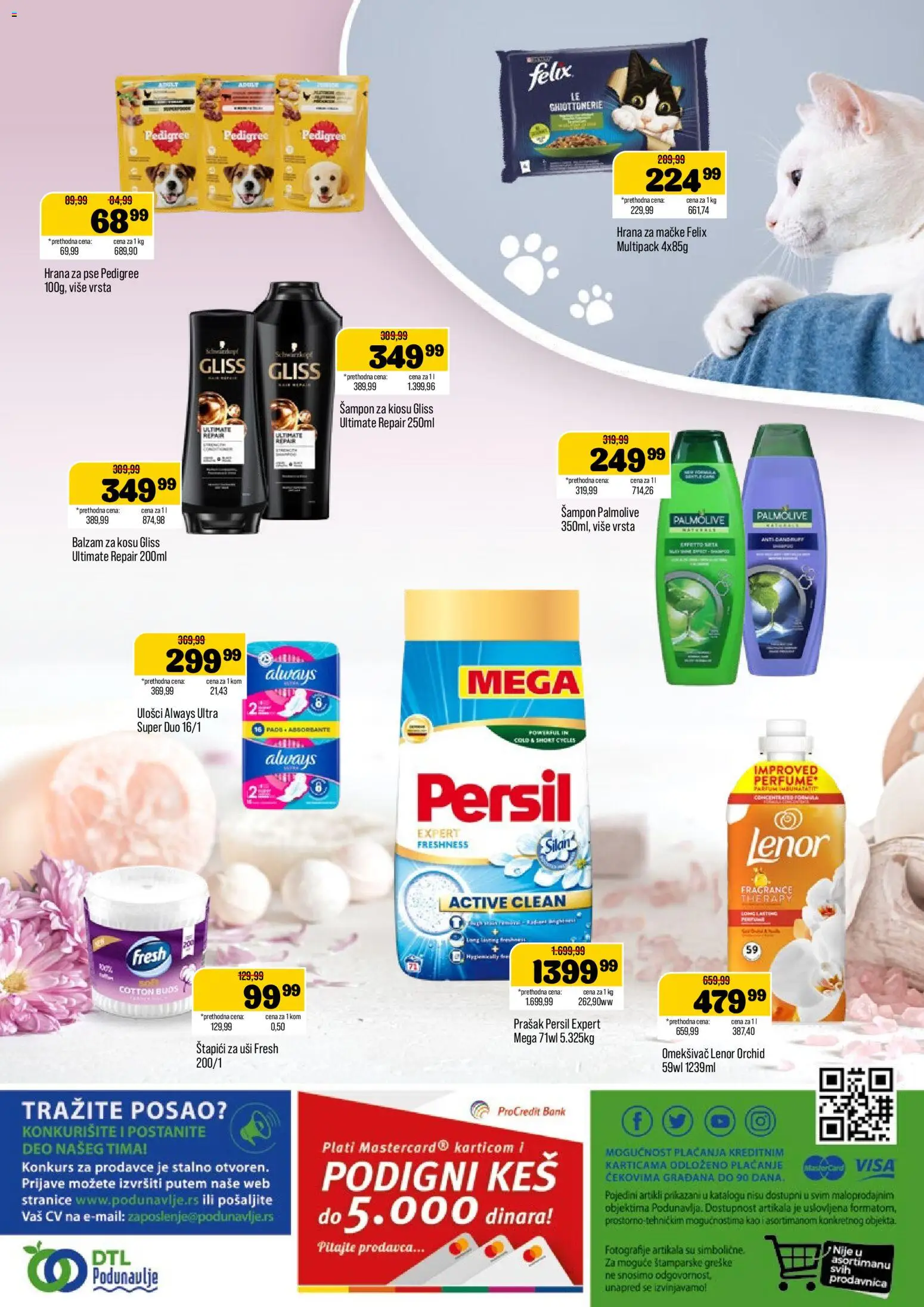 Podunavlje katalog - važi od 23.09.2026 | Strana: 12 | Proizvode: Lenor, Silan, Balzam, Balzam za kosu