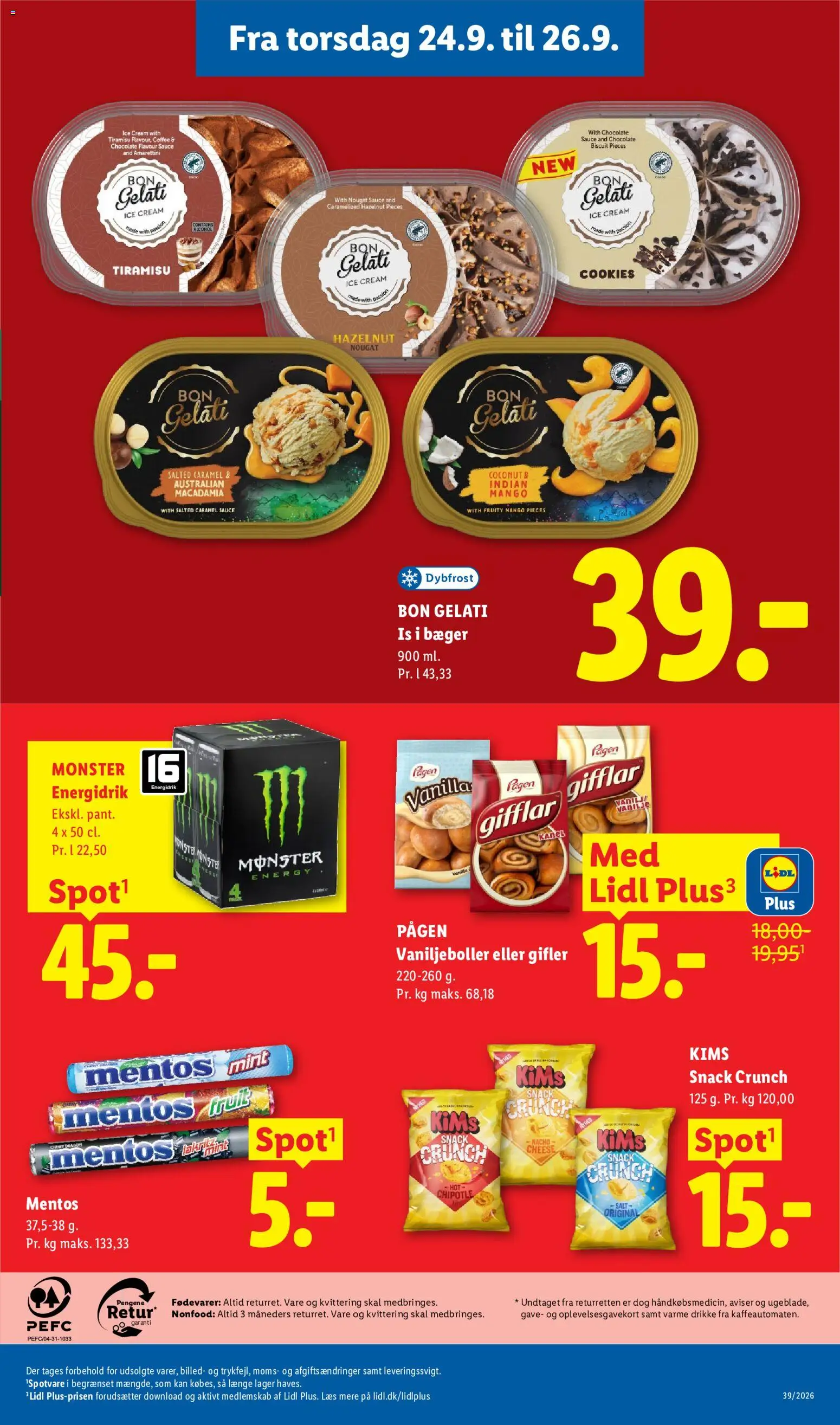 Lidl tilbudsavis – gyldig fra 20/09/2026 | Side: 40 | Produkter: Mango, Tiramisu, Nougat, Søm