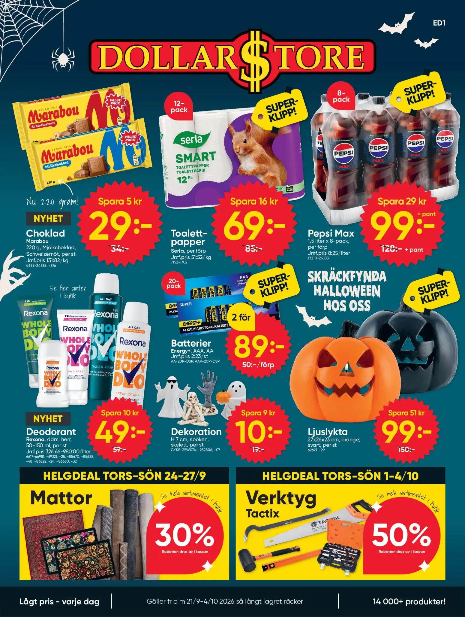 Dollar Store reklamblad aktuell från 21/09/2026 | Sida: 1