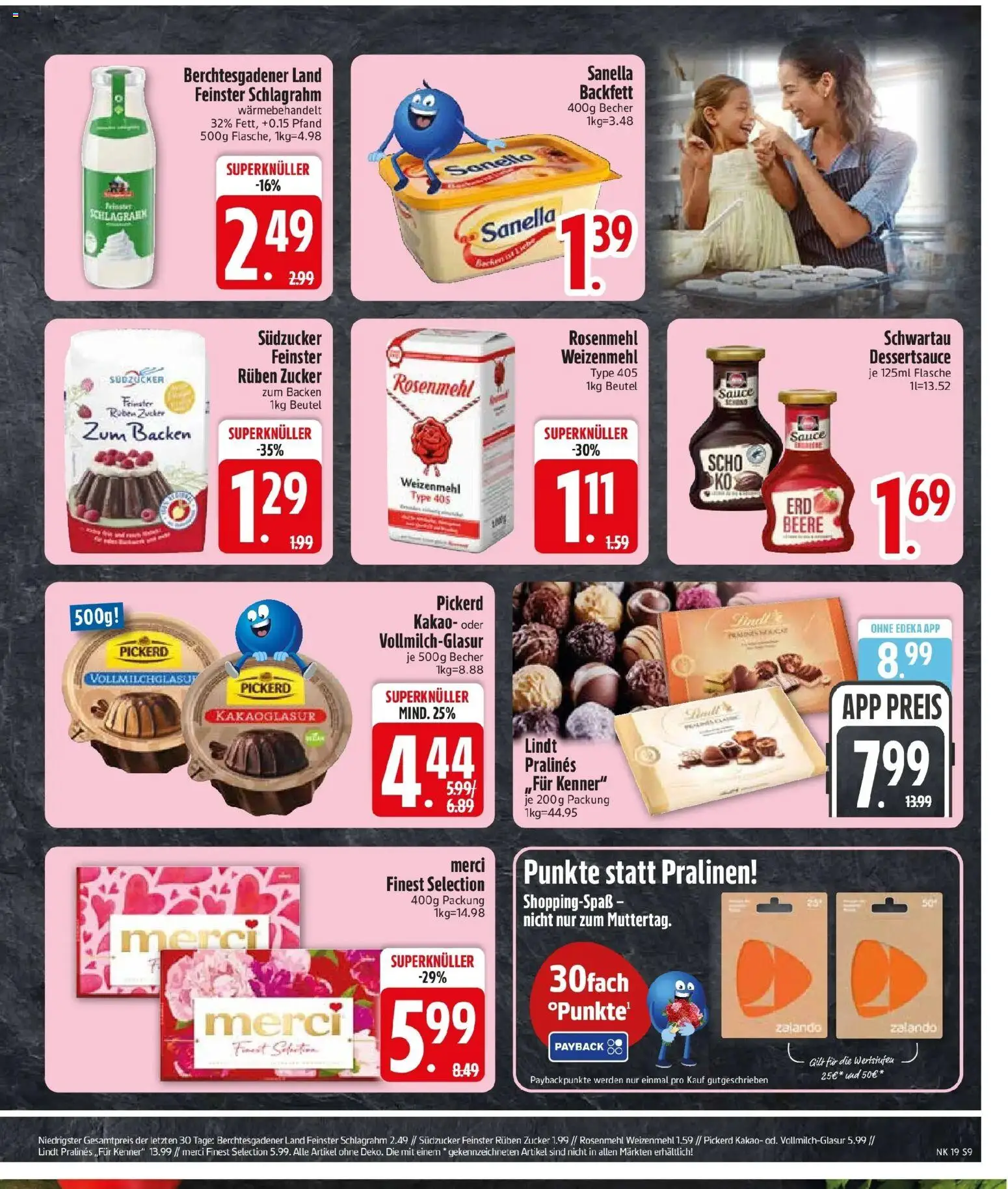 Edeka prospekt Starnberg	 – gültig ab 04.05.2026 | Seite: 11 | Produkte: Merci, Weizenmehl, Lindt, Sanella