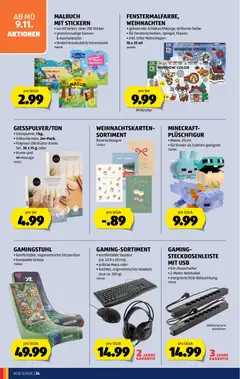 Aldi aktionen ab 05.11.2026 gültig | Seite: 34 | Produkte: Headset, Tastatur, Maus, Usb