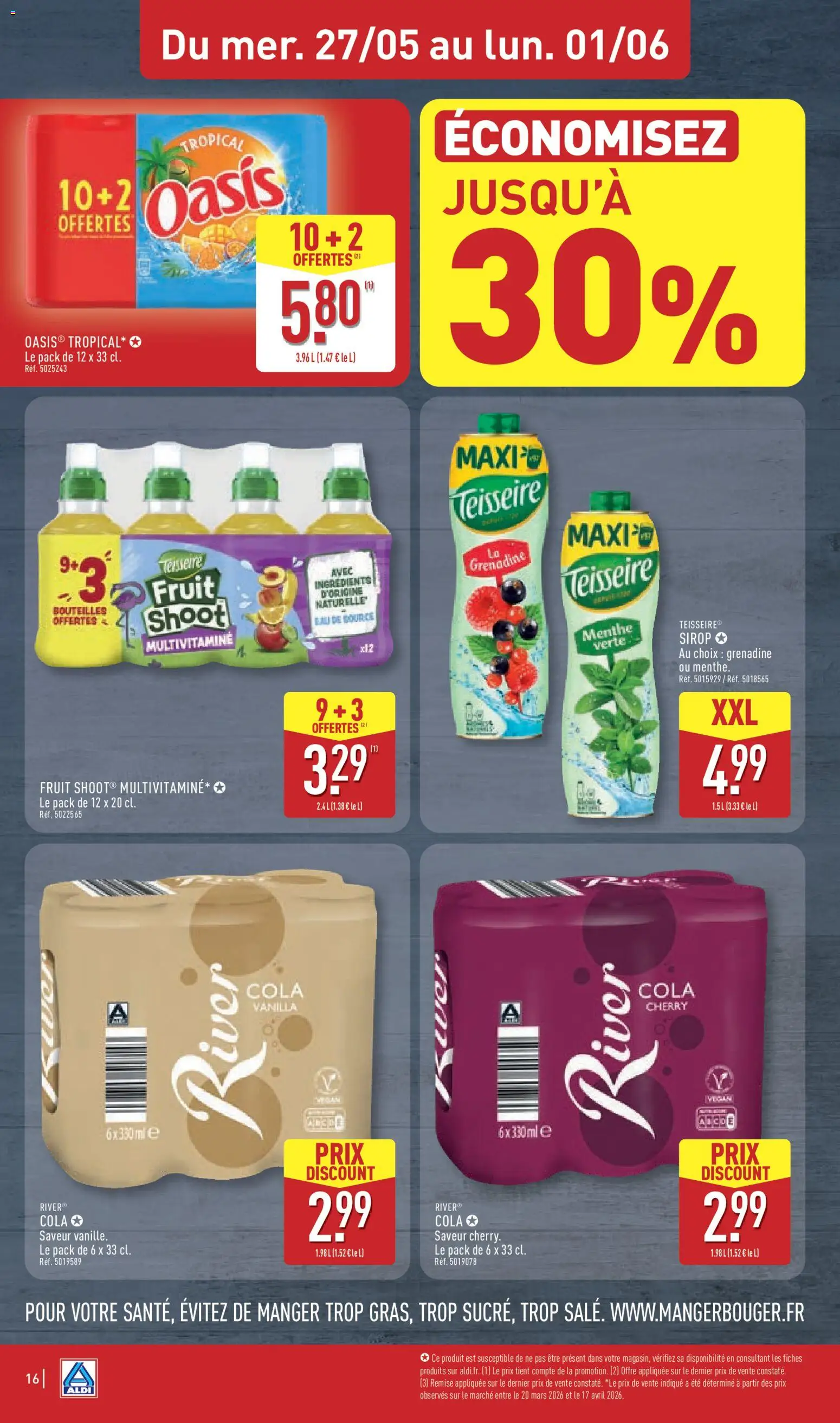 {H1} | Page: 18 | Produits: Menthe, Eau de source