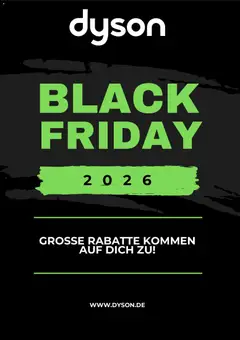Dyson Black Friday Ankündigung ab 16.10.2026 gültig