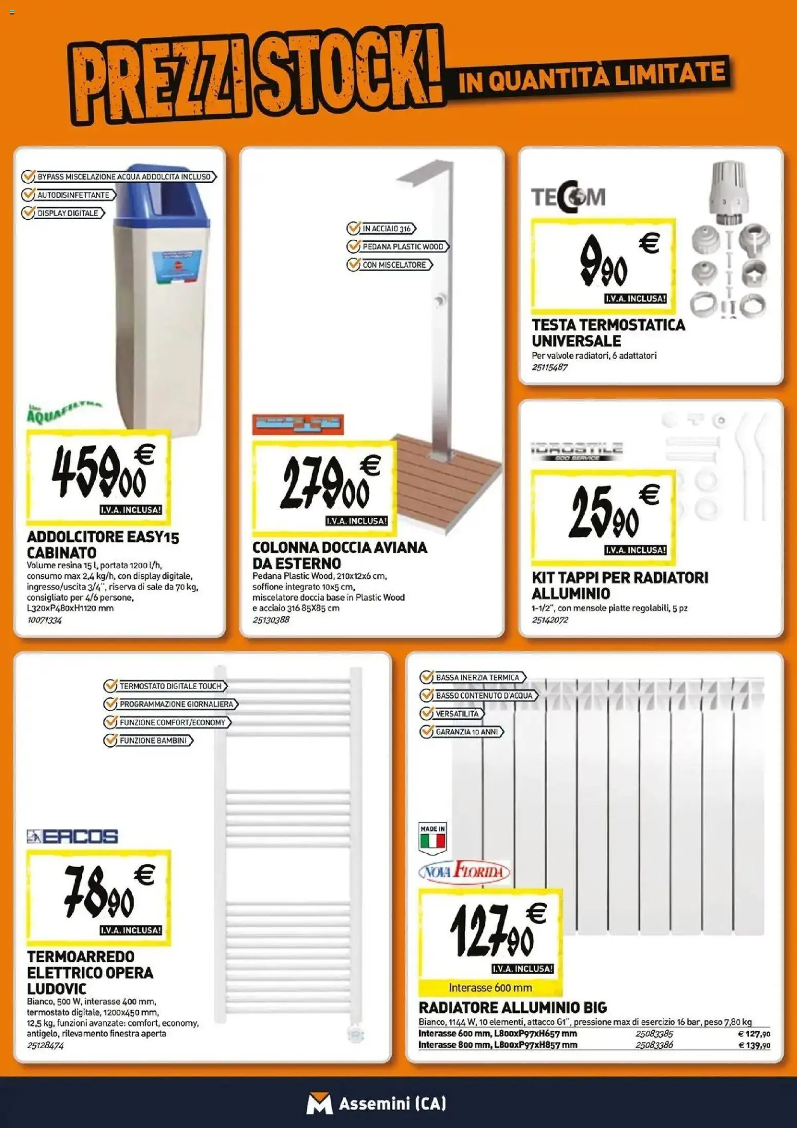 Nuovo TECNOMAT catalogo Assemini dal 27/08/2026 > offerte anteprima 🛍️ | Pagina: 6 | Prodotti: Acqua, Sale, Miscelatore, Doccia
