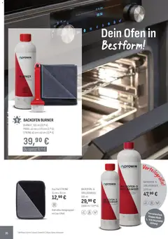 Katalog ProWin Januar/Juni 2026 ab 01.01.2026 gültig | Seite: 36 | Produkte: Ofen, Pinsel, Backofen