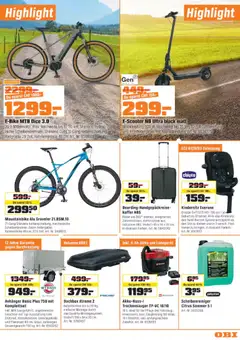 OBI aktionen ab 17.06.2026 gültig | Seite: 9 | Produkte: Mountainbike, Koffer, Ladegerät